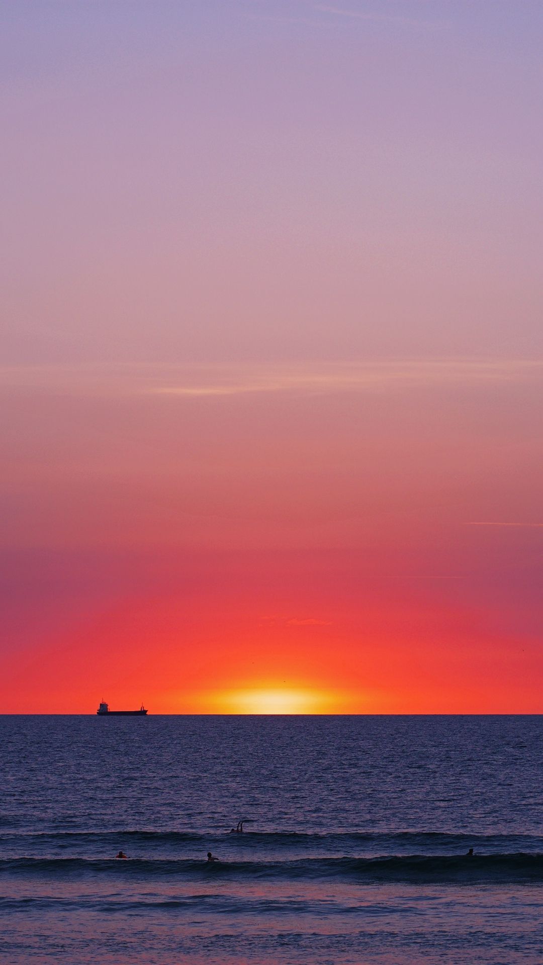 Sea Sunset Horizon View Wallpaper - [1080x1920]