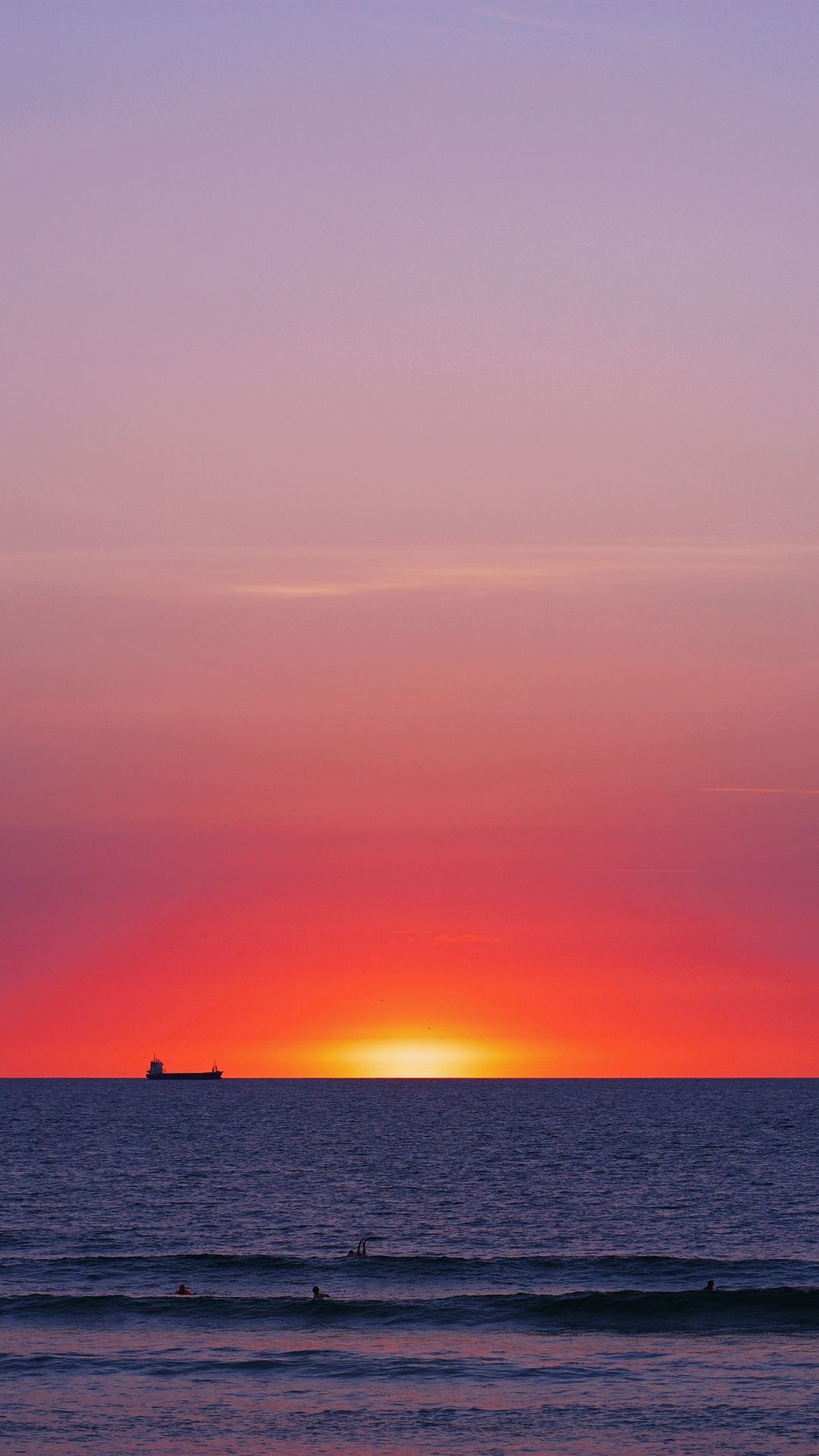 Sea Sunset Horizon View Wallpaper - [1080x1920]
