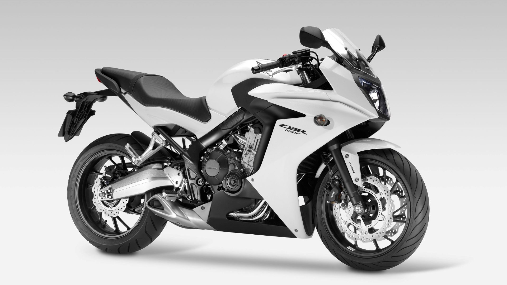 White Honda CBR 650F Wallpaper