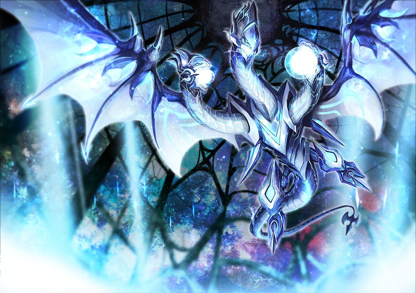 Blue Eyes Ultimate Dragon Wallpaper HD