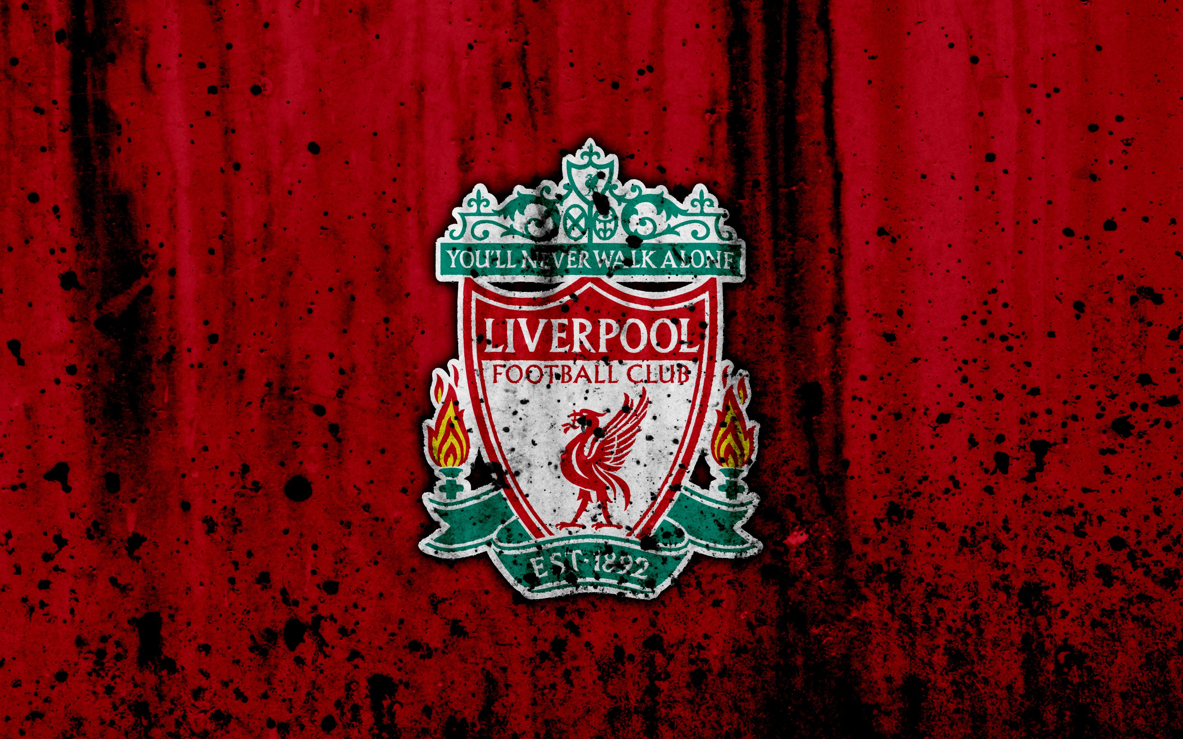 Liverpool Logo 4k Ultra HD Wallpaper. Background Image