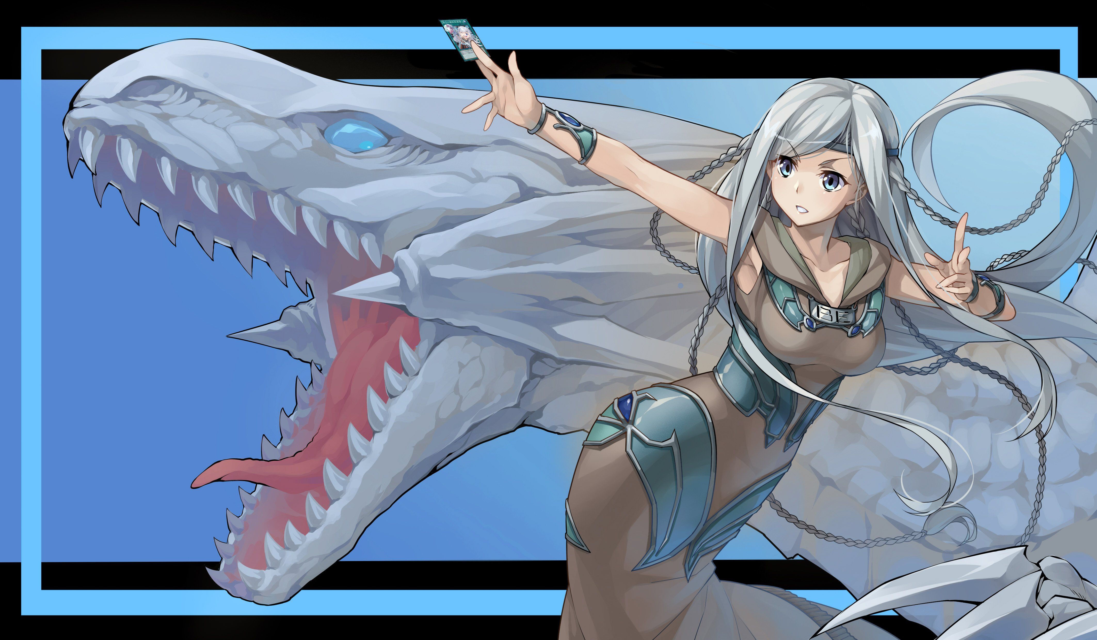 Yu Gi Oh! Kisara (Yu Gi Oh! Duel Monsters) Blue Eyes White Dragon