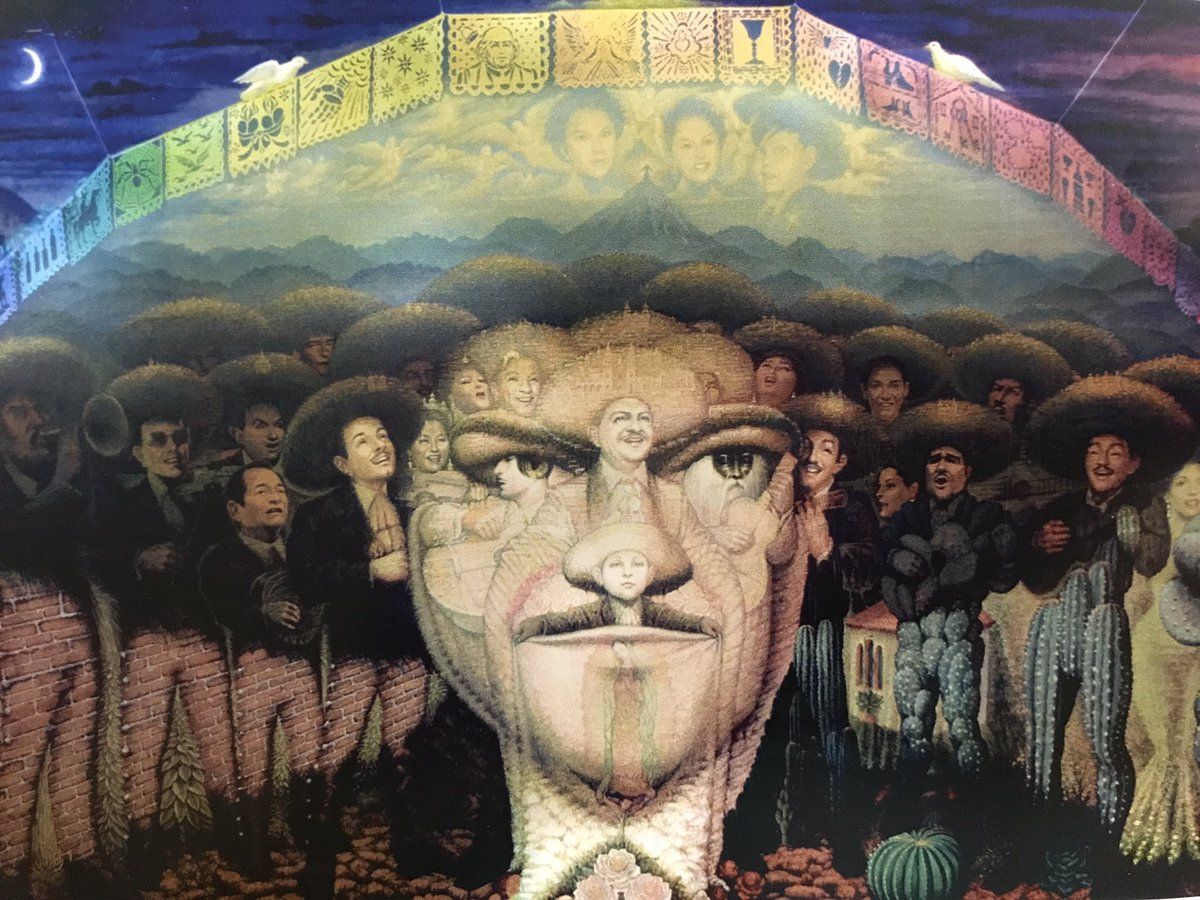 Октавио Окампо мексиканский художник ученик Сальвадора