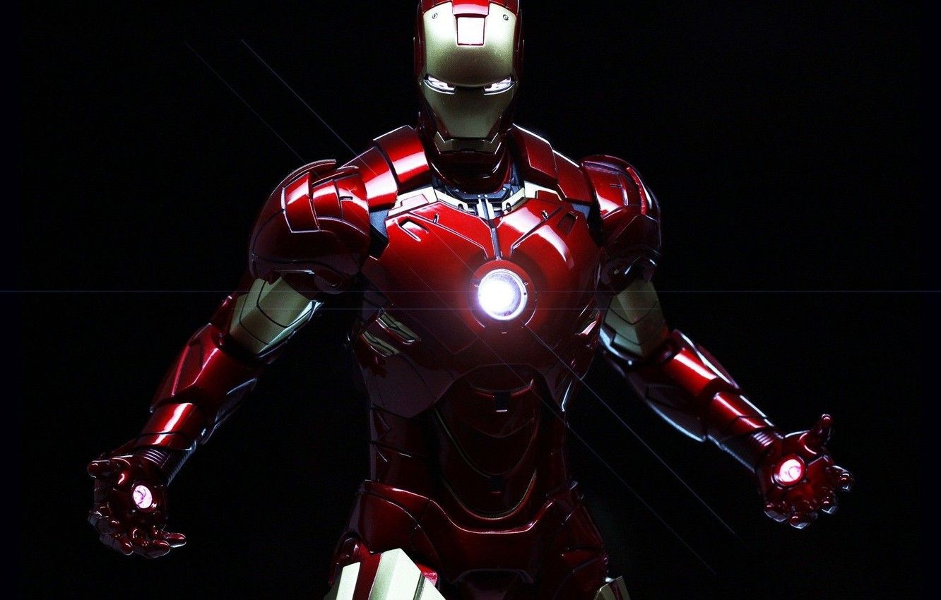 Wallpaper cinema, golden, power, Iron Man, man, cartoon, Marvel