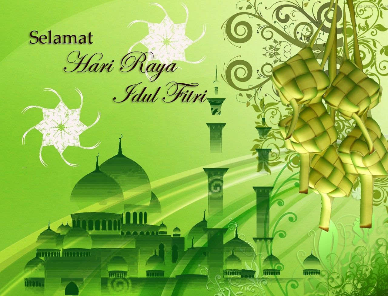 Kartu Ucapan Idul Fitri dari MyWeb