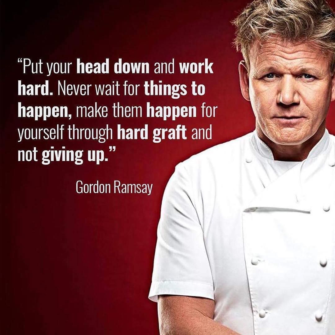 Chef Hard Work Quotes