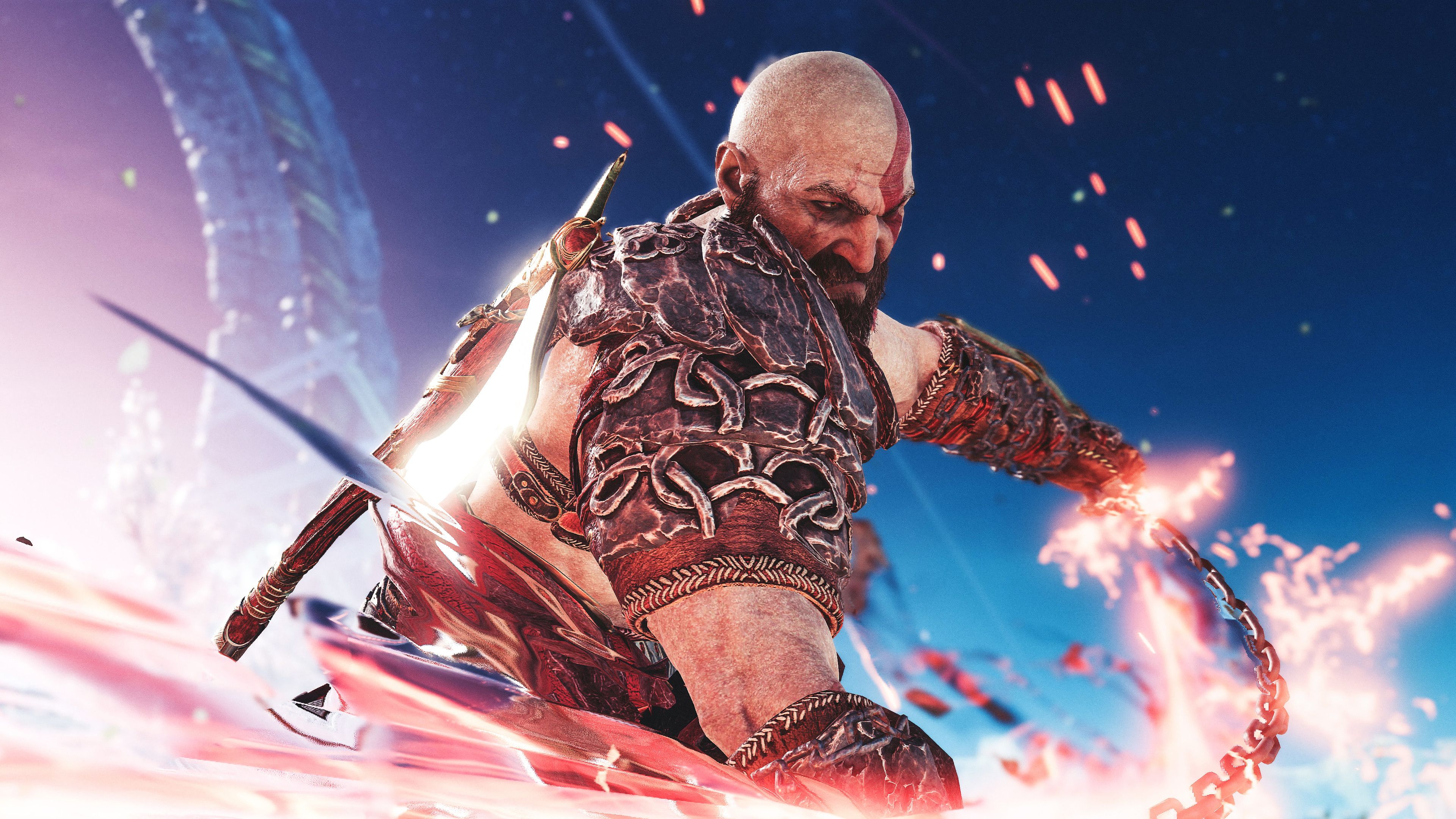 Kratos 4K 8K HD God of War Wallpaper