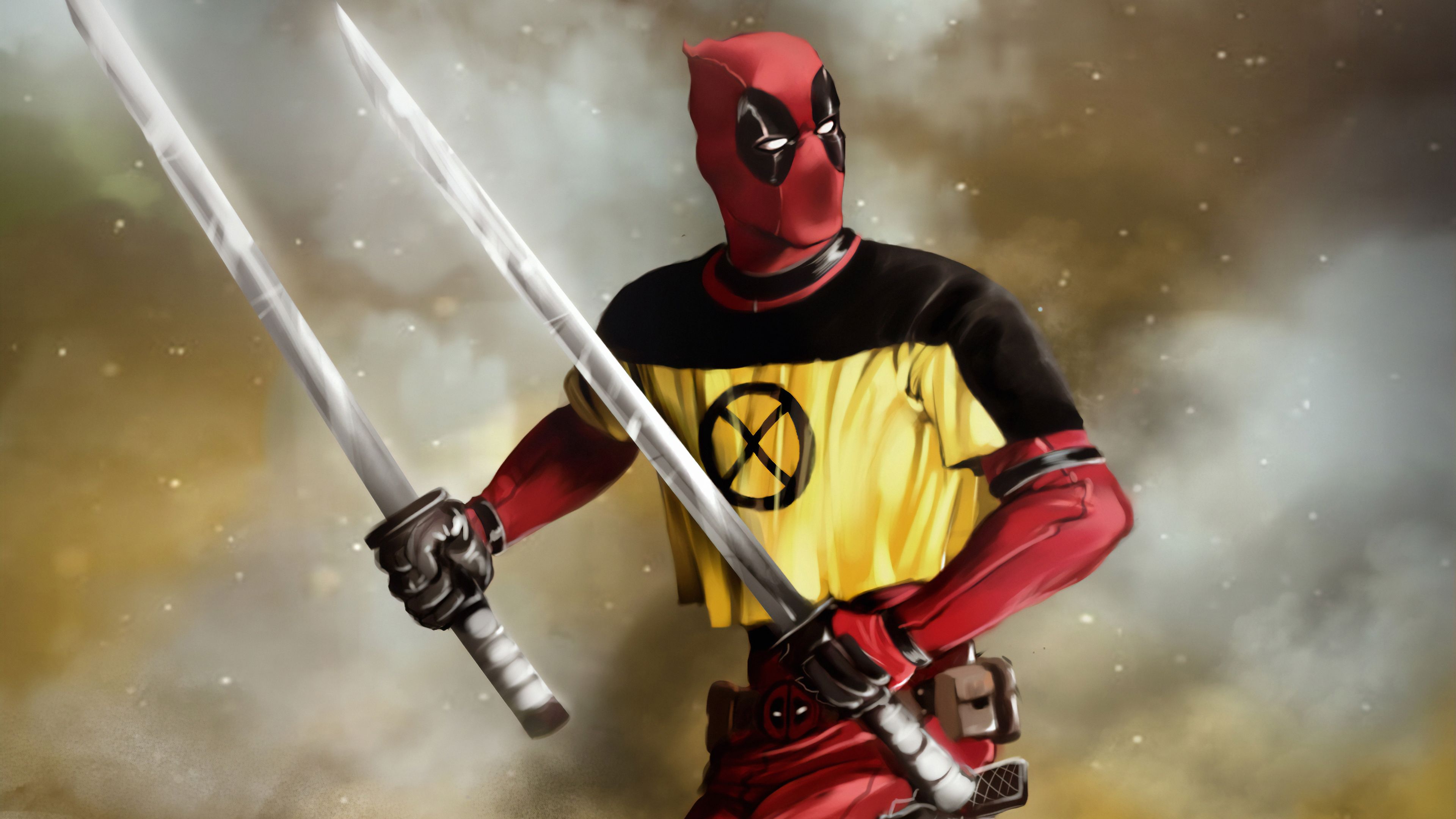 Deadpool Sword, HD Superheroes, 4k Wallpaper, Image, Background