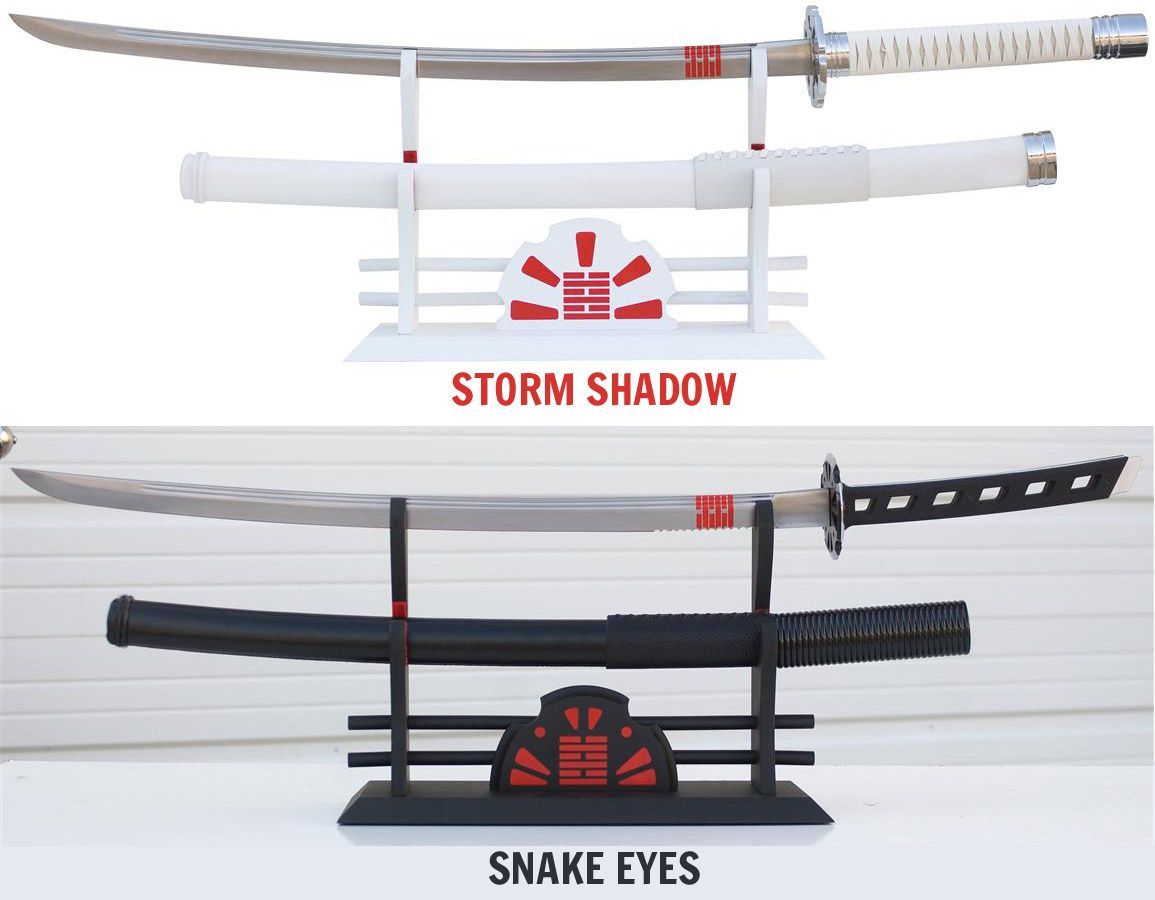 Storm Shadow and Snake Eyes Joe Katanas