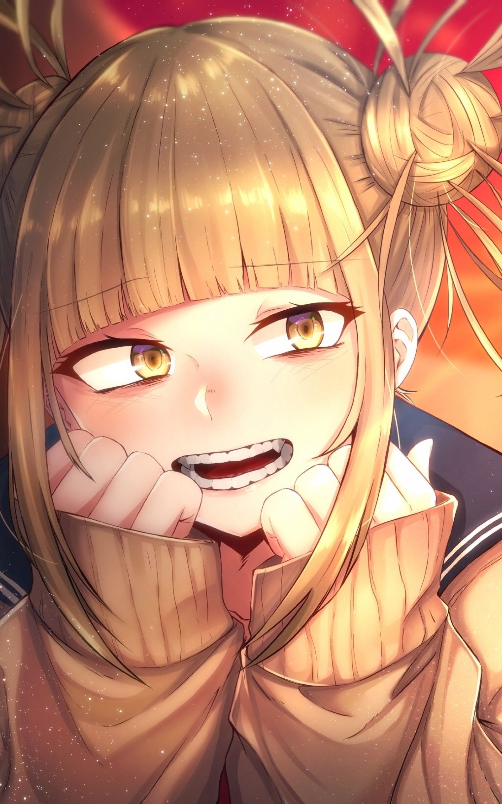 Download 1600x2560 Toga Himiko, Boku No Hero Academia, Creepy