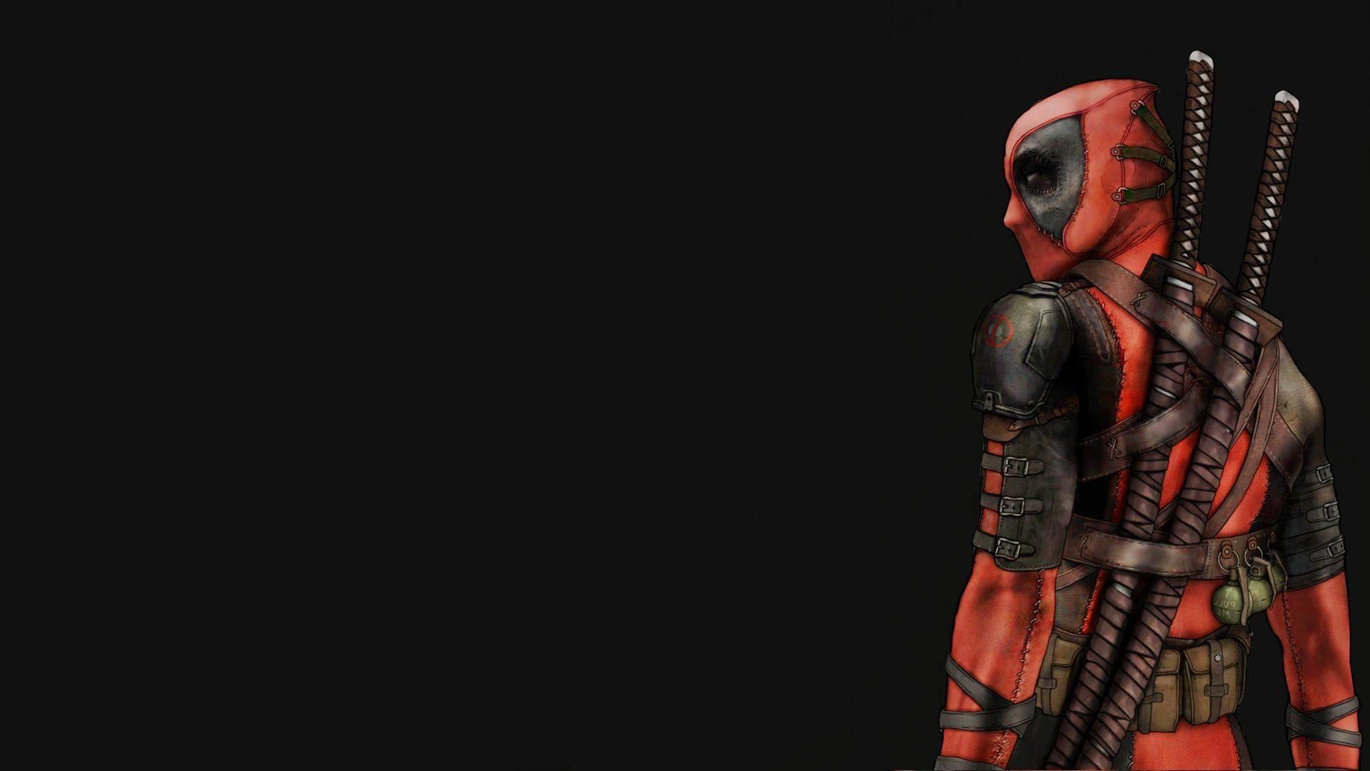 Deadpool with swords HD desktop wallpaper, Widescreen, High