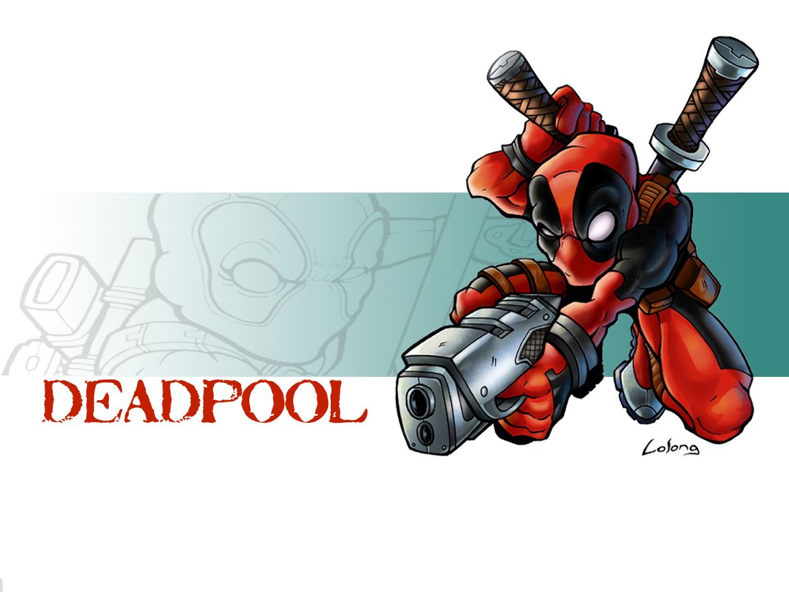 Deadpool With A Gun Wallpaper
