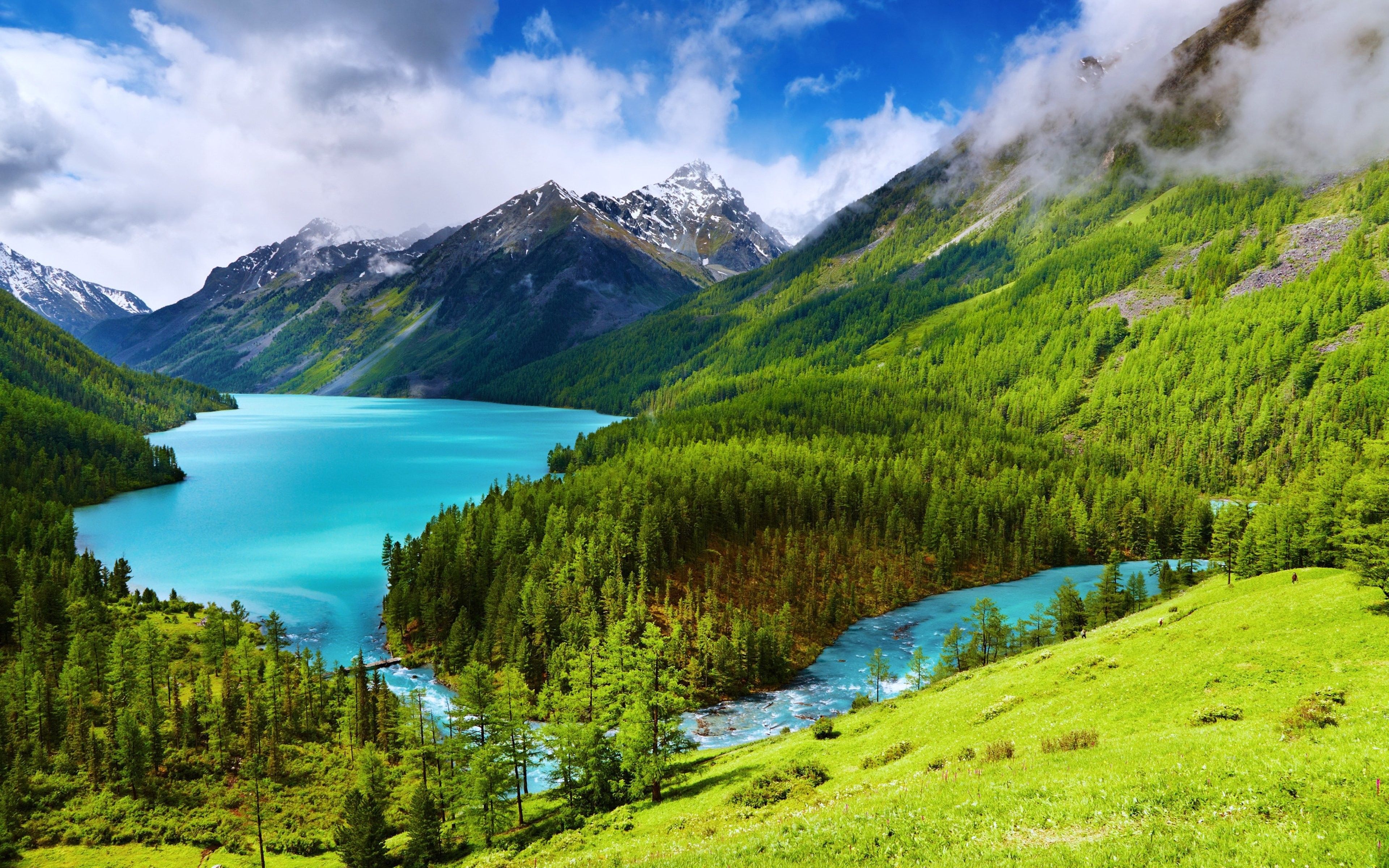 Earth Landscape Green Mountain HD Wallpapers - Wallpaper Cave