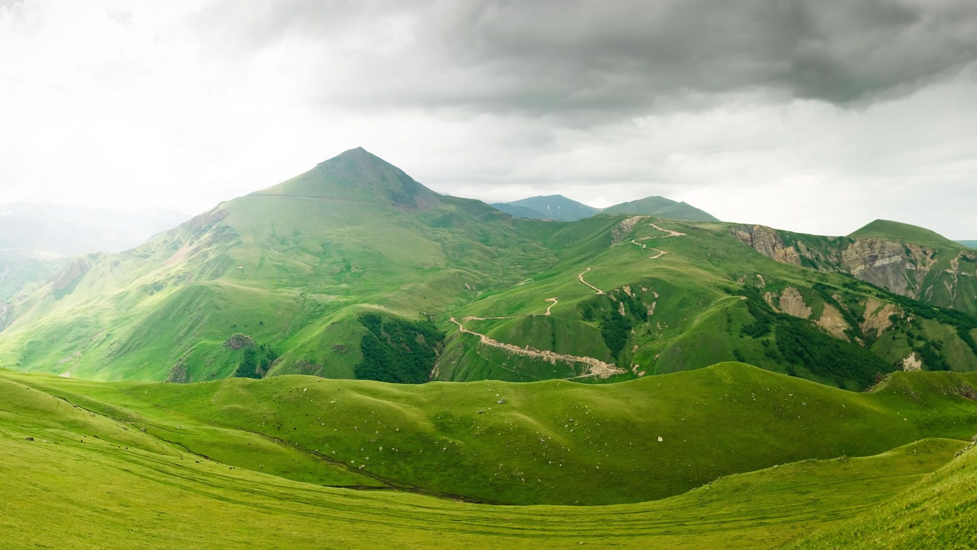 Free photo: Green Mountain, Nature, Winter