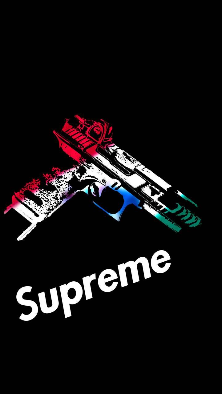 Supreme Gun wallpaper