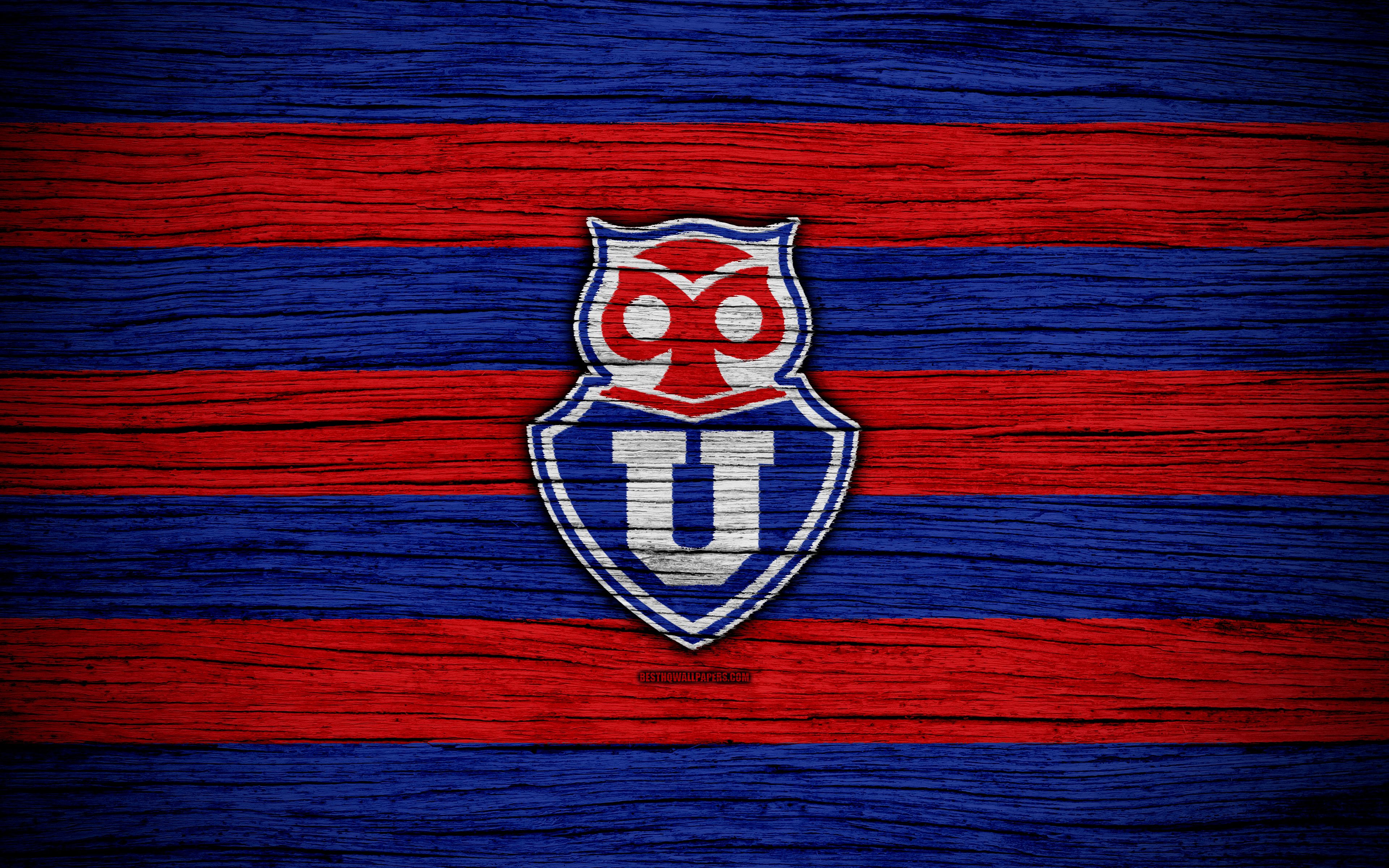 Download wallpaper Universidad de Chile FC, 4k, logo, Chilean