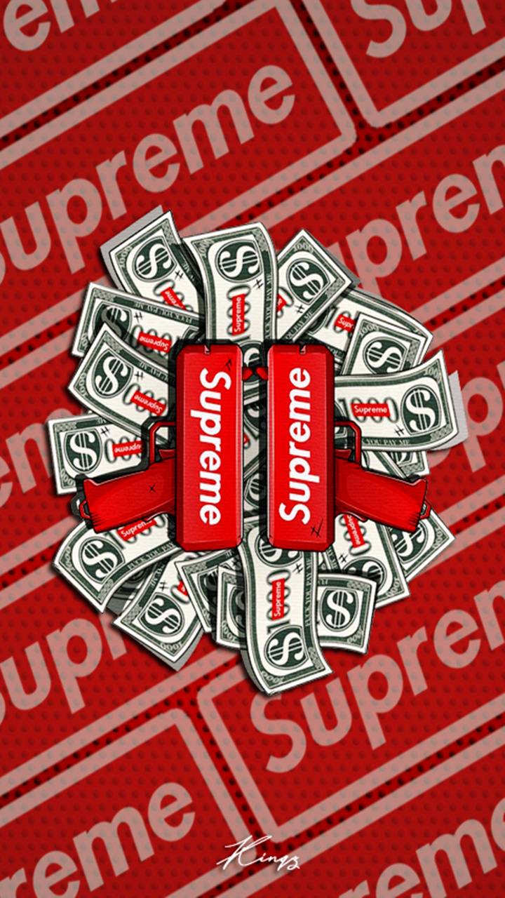 Supreme Money Wallpaper