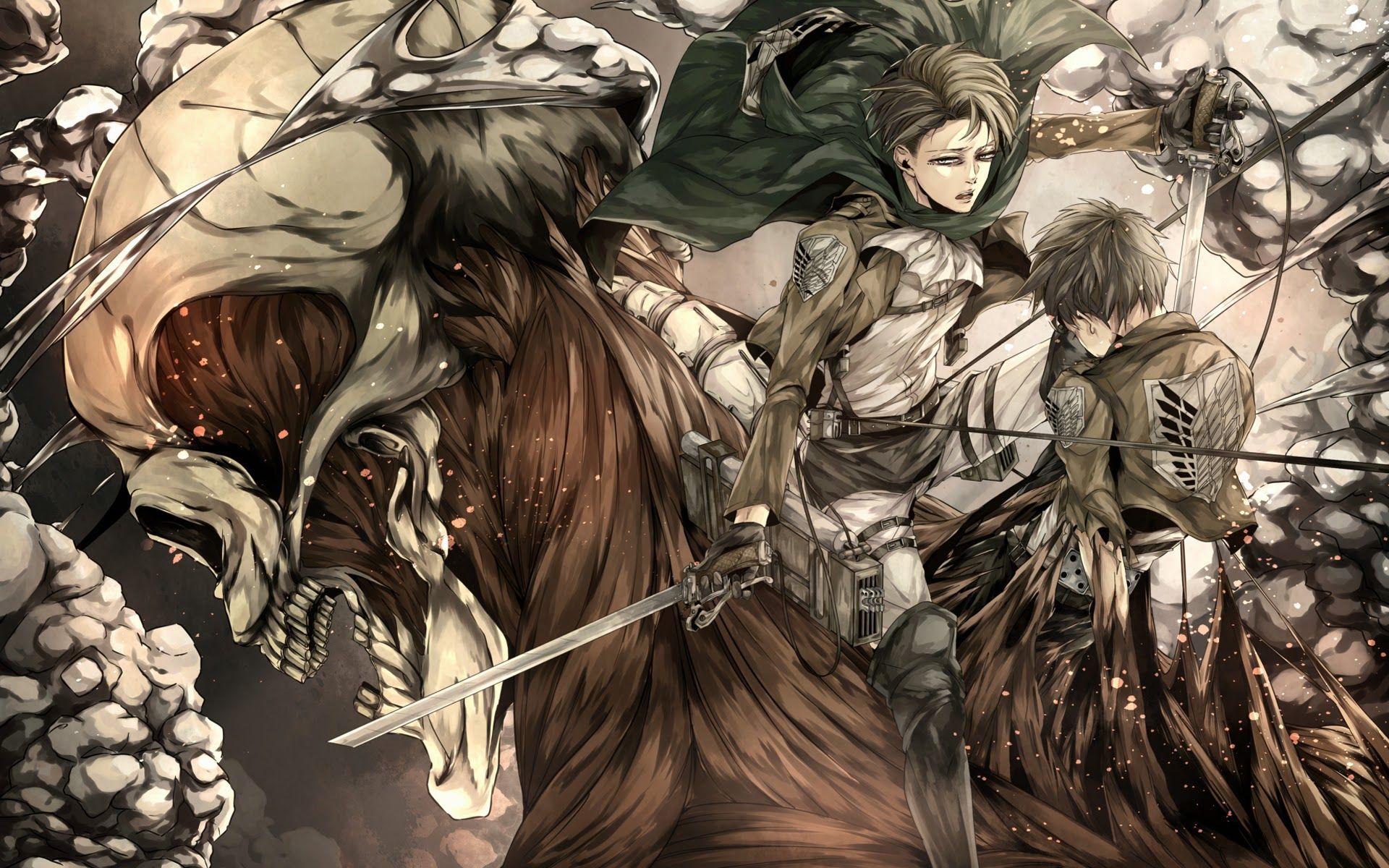 Attack on Titan Wallpaper Eren. Kyojin, Shingeki no kyojin, Shingeky