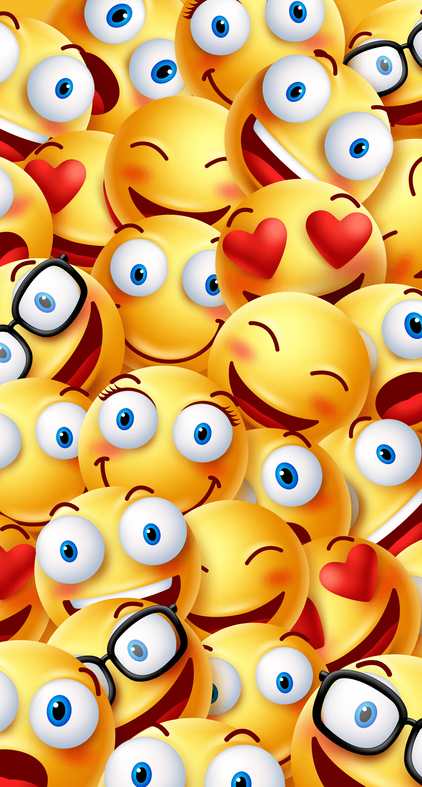 iPhone Cute Monkey Emoji Wallpaper