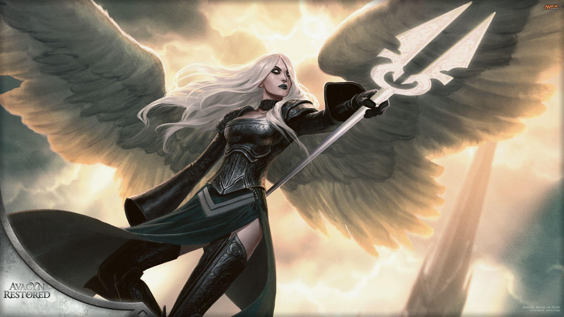 Wallpaper of the Week: Avacyn, Angel of Hope. MAGIC: THE GATHERING