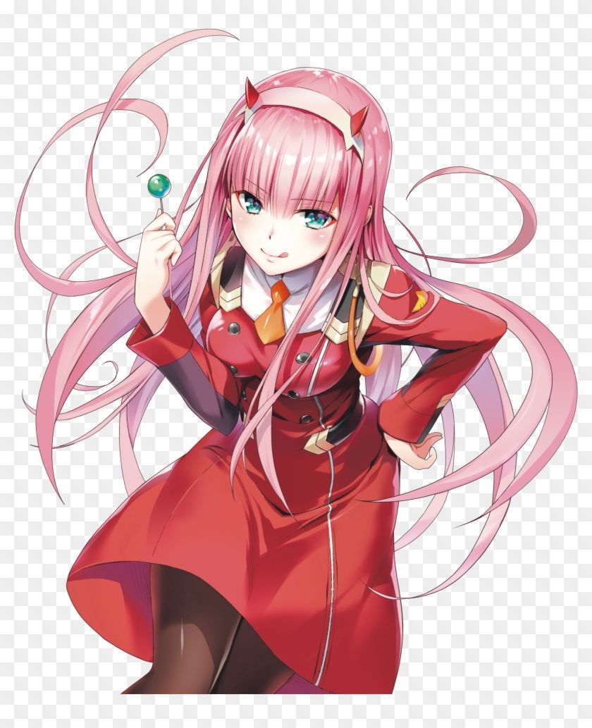 Anime, Darling In The Franxx, Zero Two, Png Download, Transparent