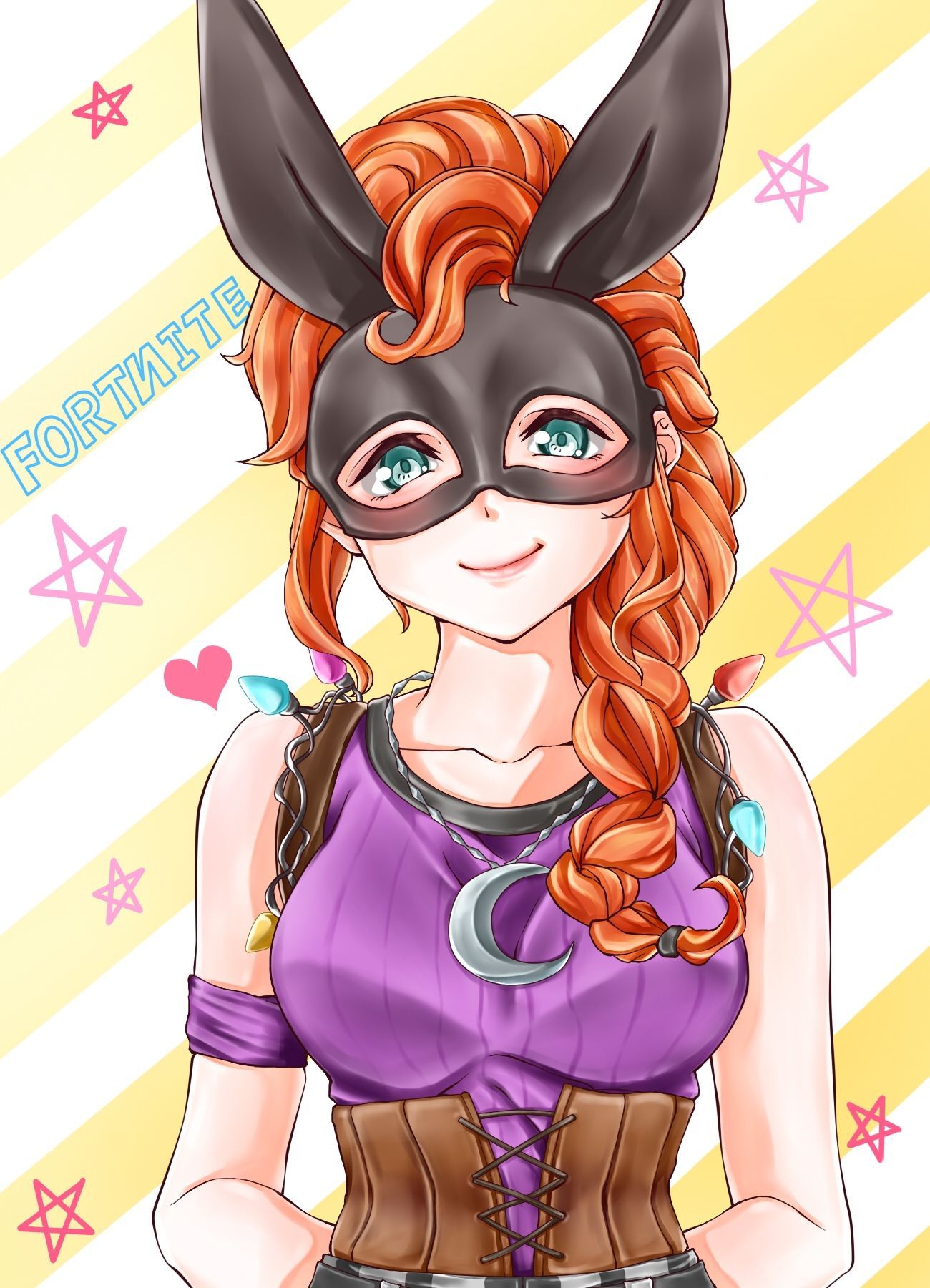 Fortnite (Bunnymoon). Anime, Art, Kawaii anime