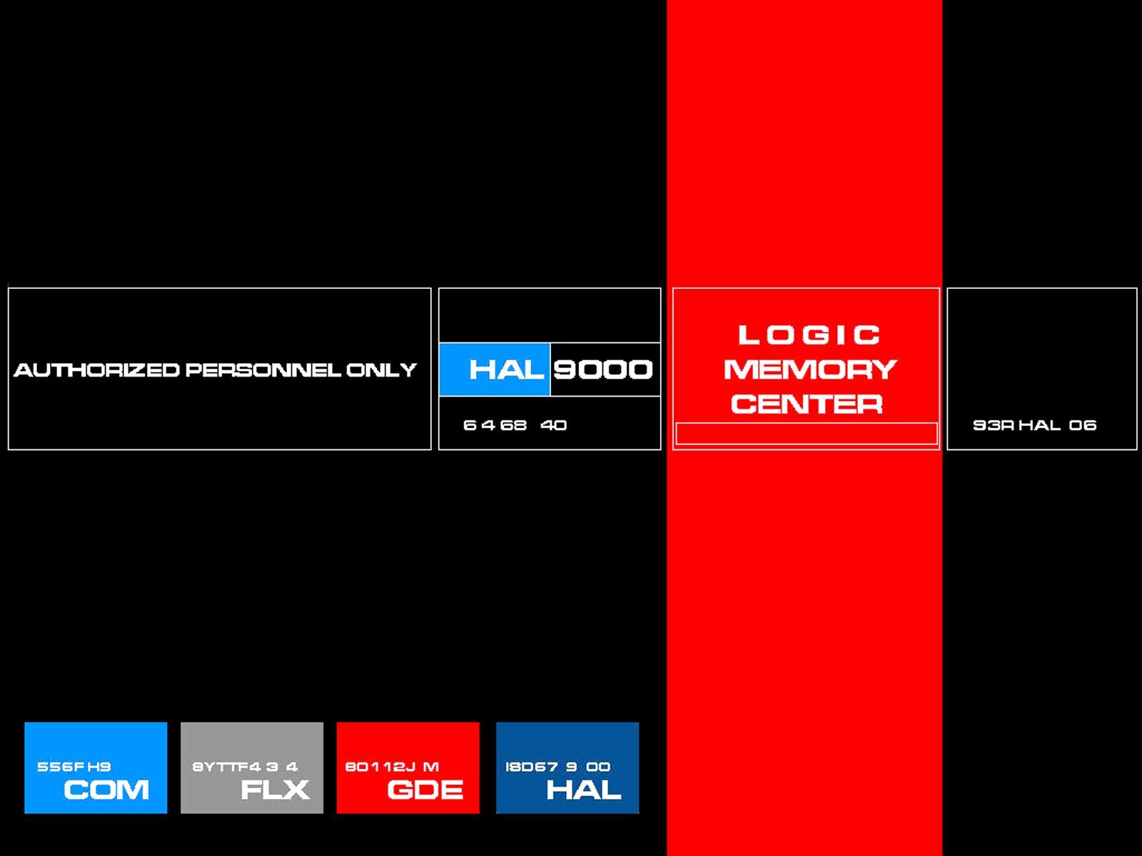 HAL9000 Logic Memory Center a space odyssey, Space odyssey