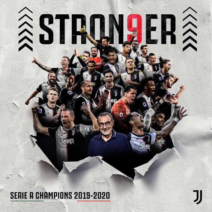 Juventus Serie A Champions 2020 wallpaper