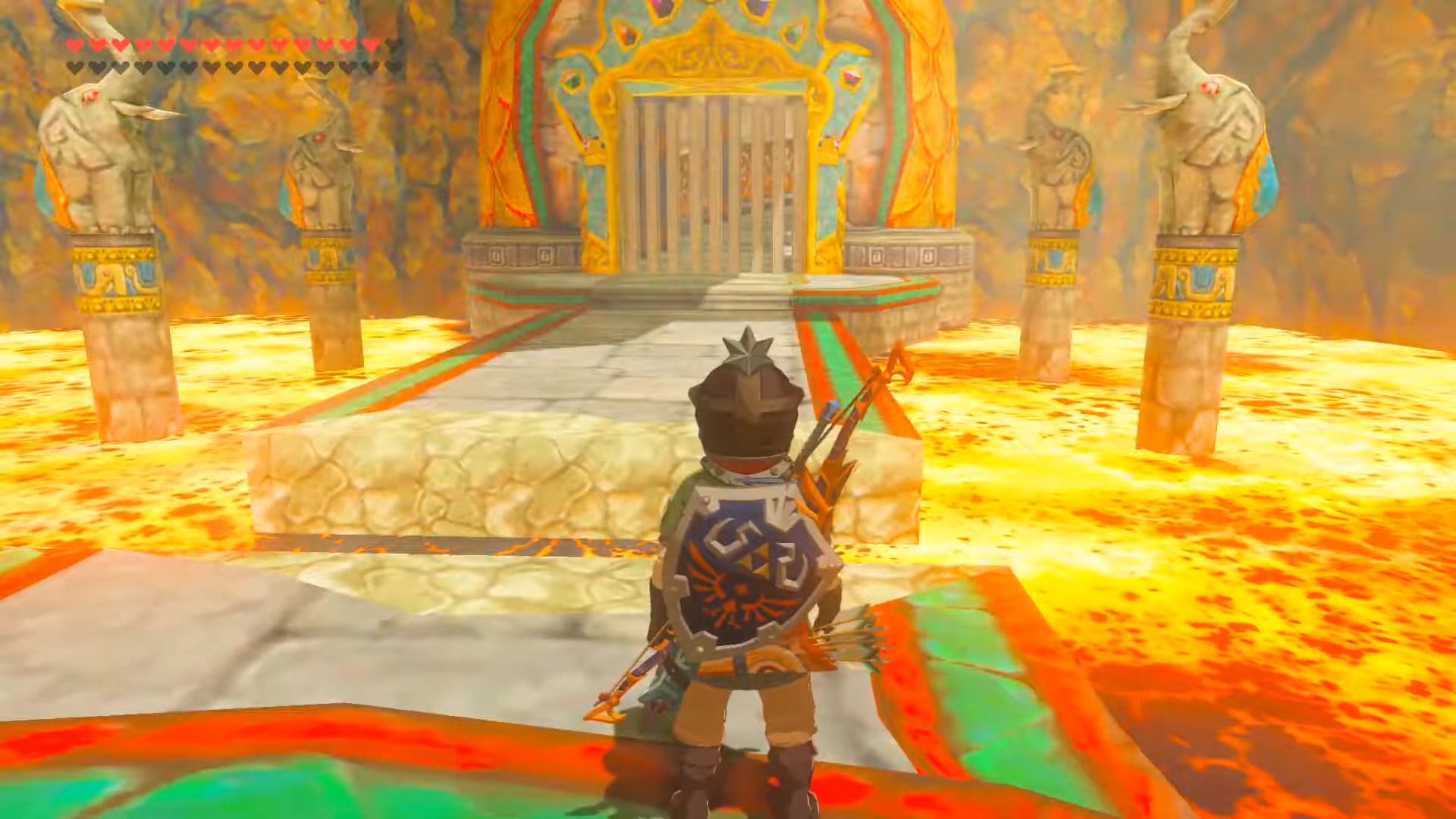 The floor is lava in this new modded Breath of the Wild dungeon