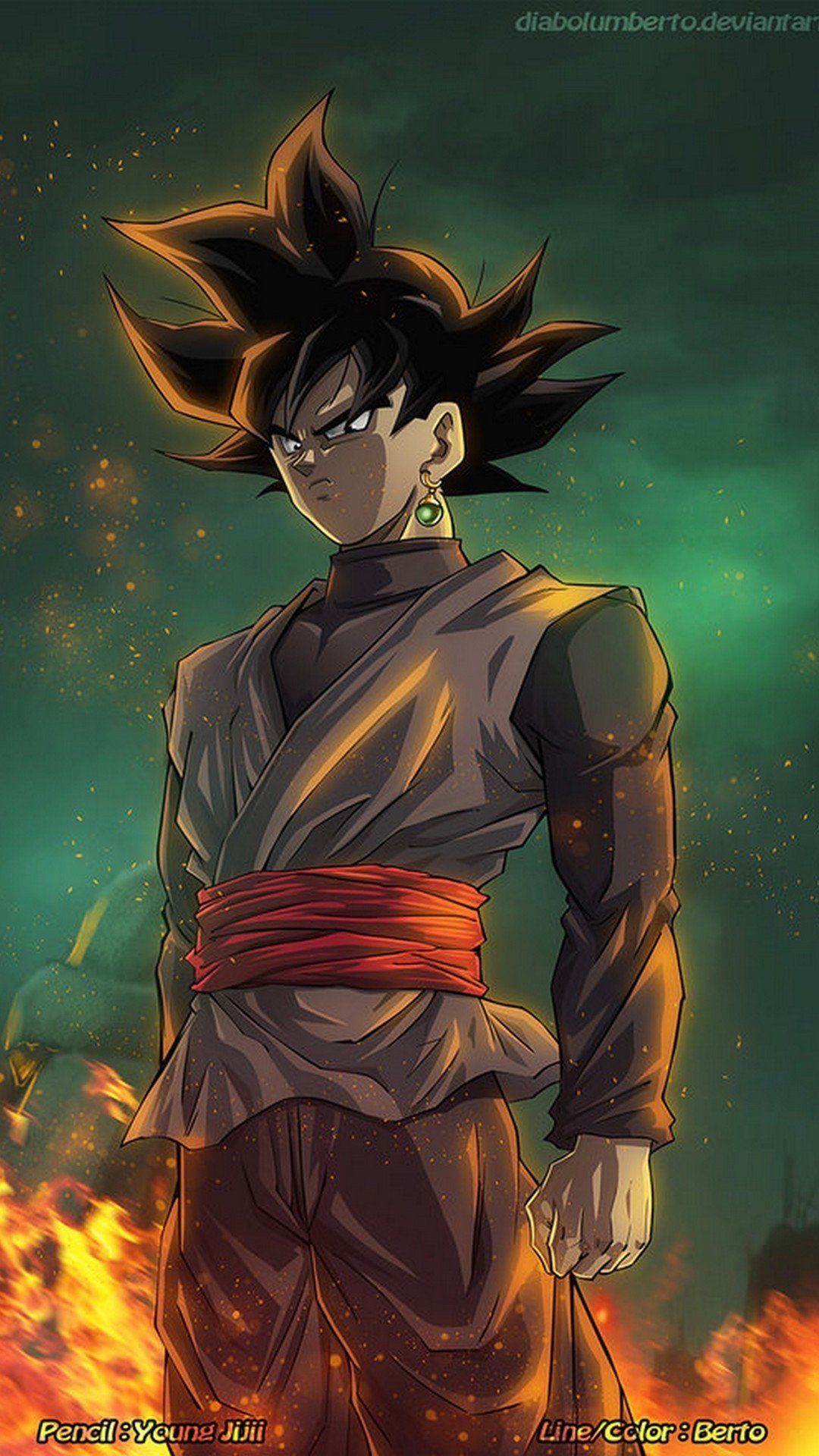 Android Lock Screen Goku Wallpaper