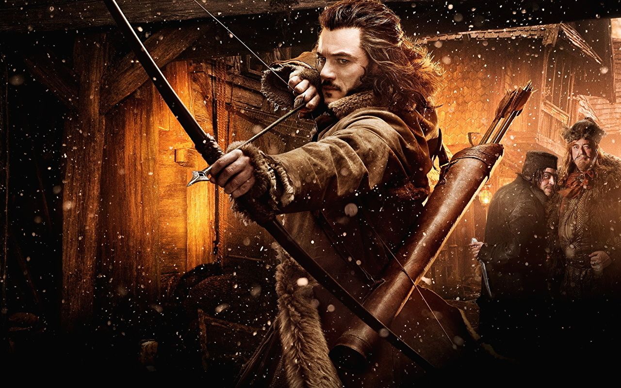 Desktop Wallpaper The Hobbit Archers Man Warriors film Celebrities