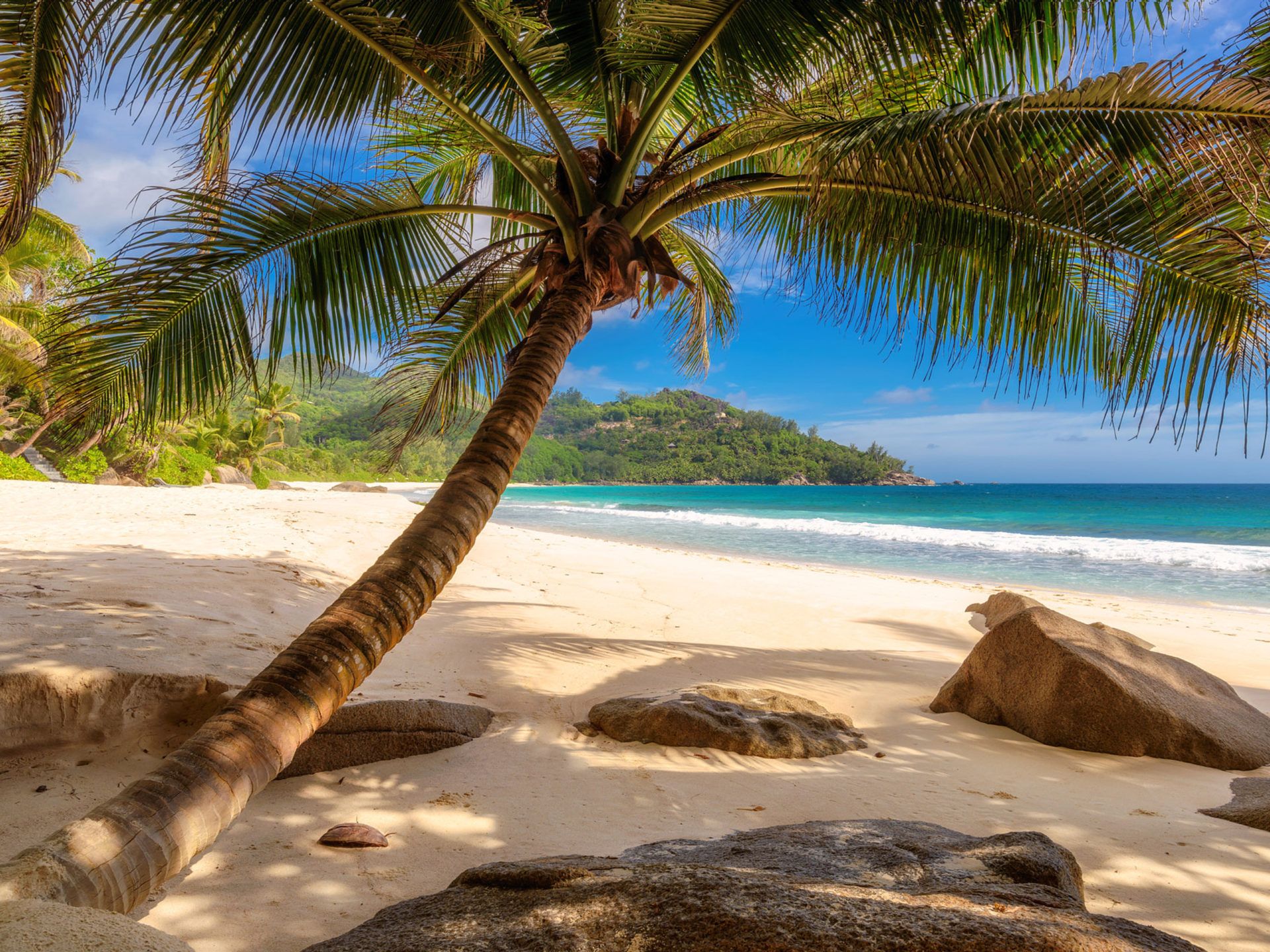 Anse Intendance At Seychelles Mahe Island Beautiful Tropical Beach