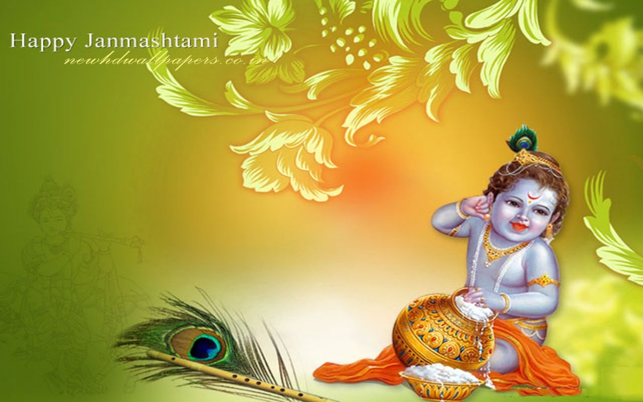 Krishna Janmashtami HD Wallpaper (1080p Picture!)