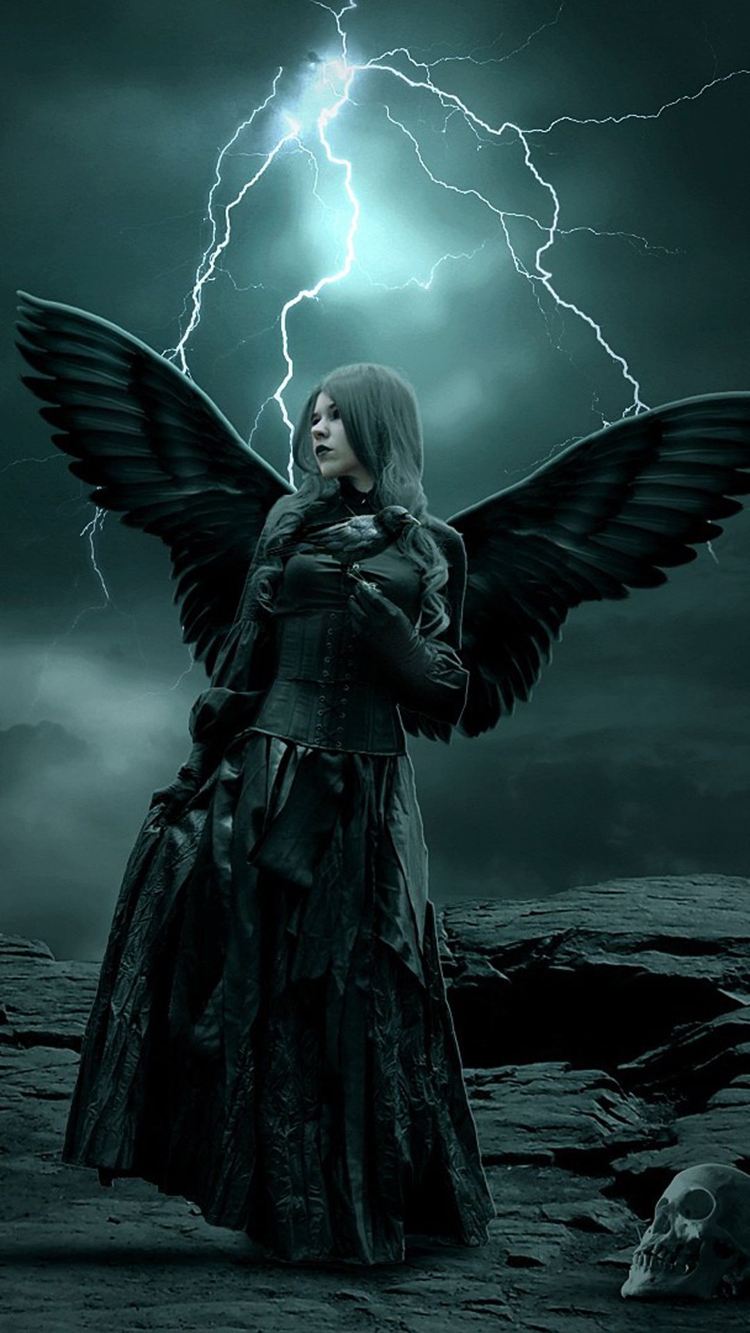 Asus Zenfone 2 Wallpaper: Dark angel android wallpaper Mobile