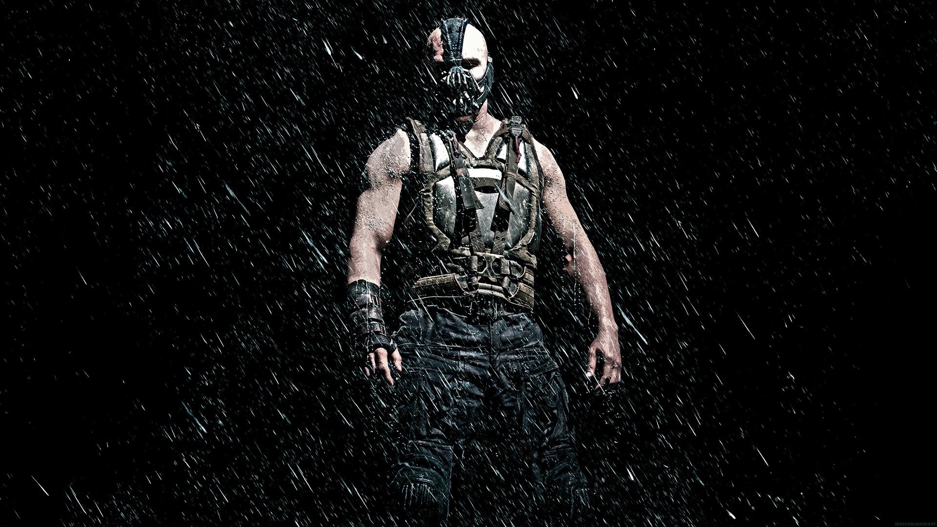 dark, Knight, Rises, Batman, Superhero, Bane, Mask, Rain