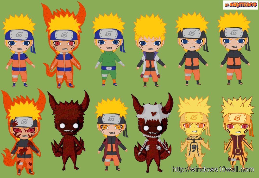 Naruto And Kurama Chibi 10 Wallpaper