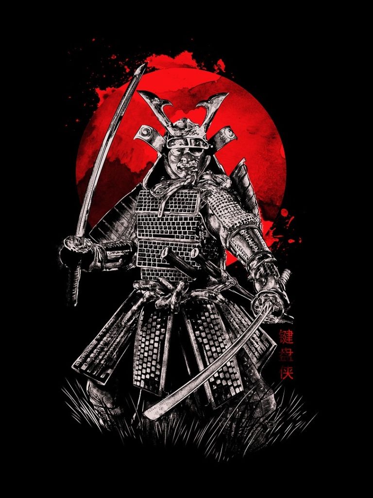 Fantasy Samurai (768x1024) Wallpaper