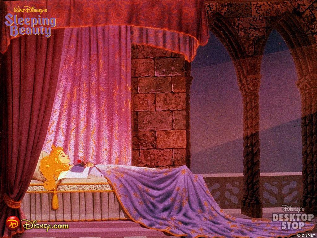 Sleeping Beauty Background. Sleeping
