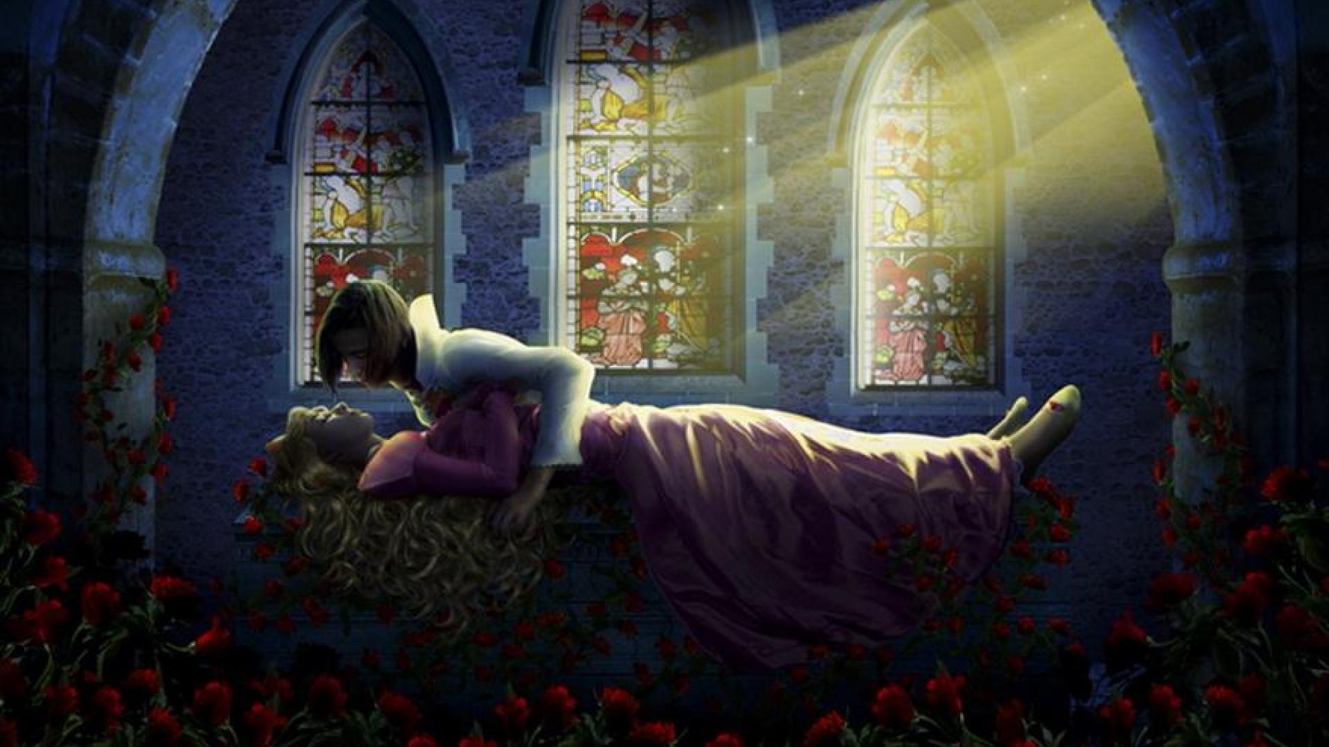 Sleeping Beauty Background. Sleeping