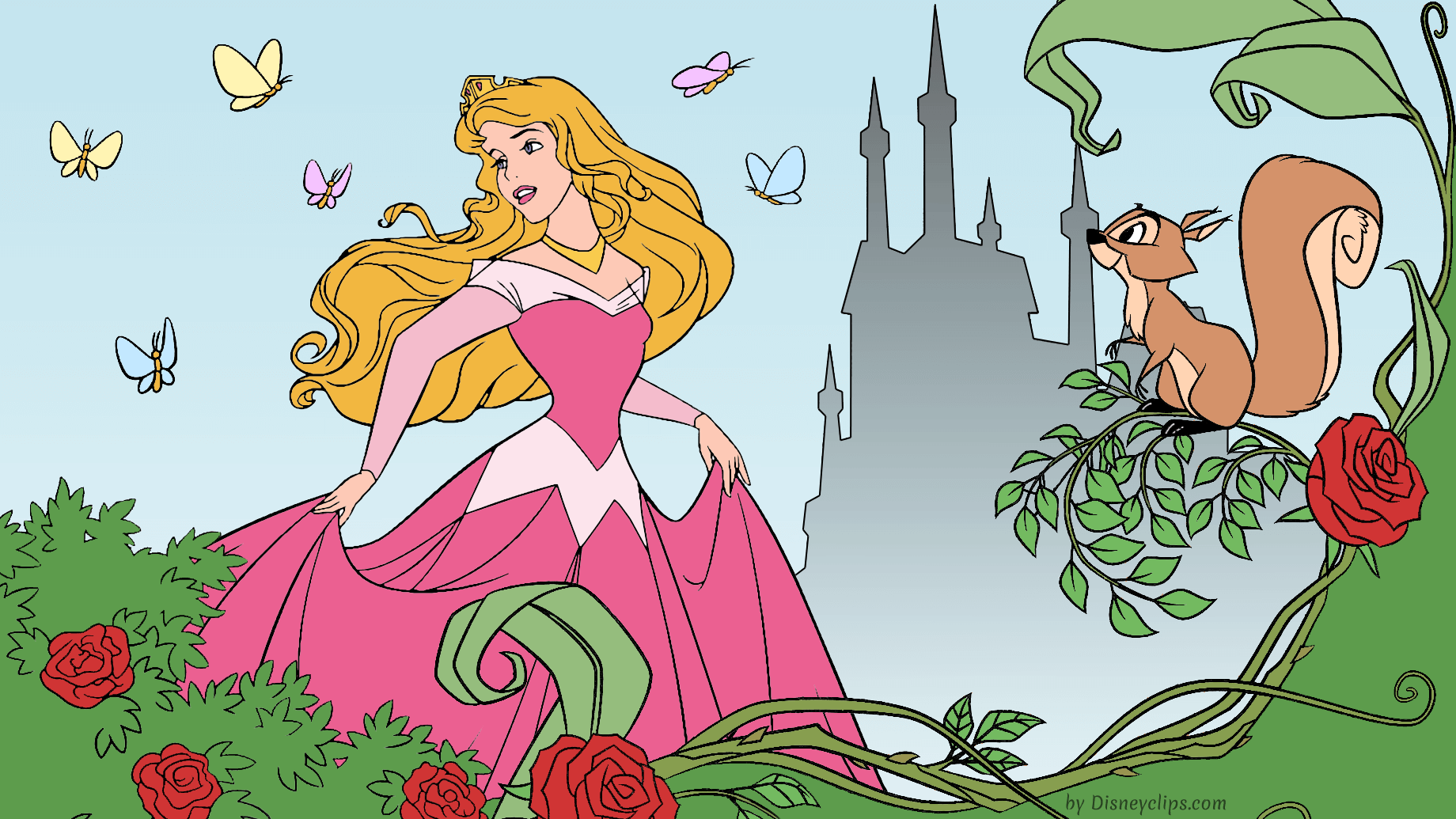 Sleeping Beauty Wallpaper