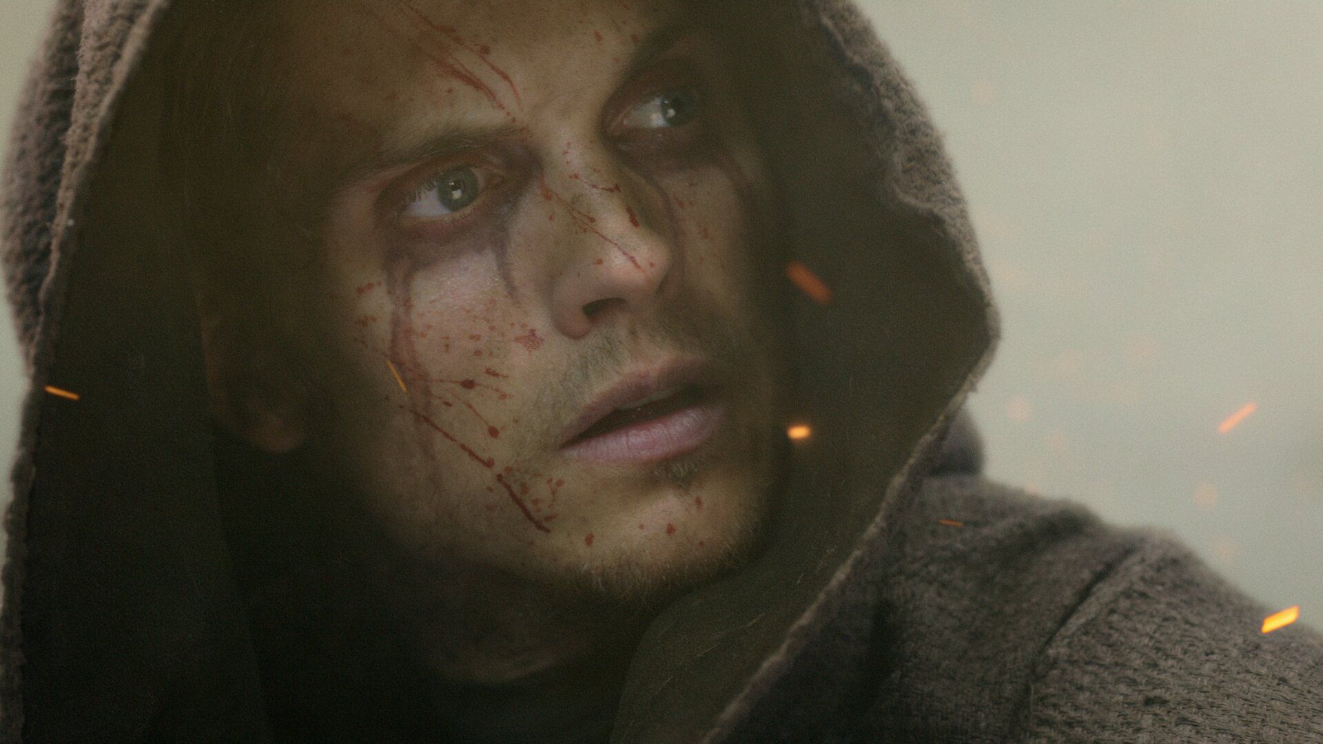 Daniel Sharman as The Weeping Monk in Cursed Bring In Good