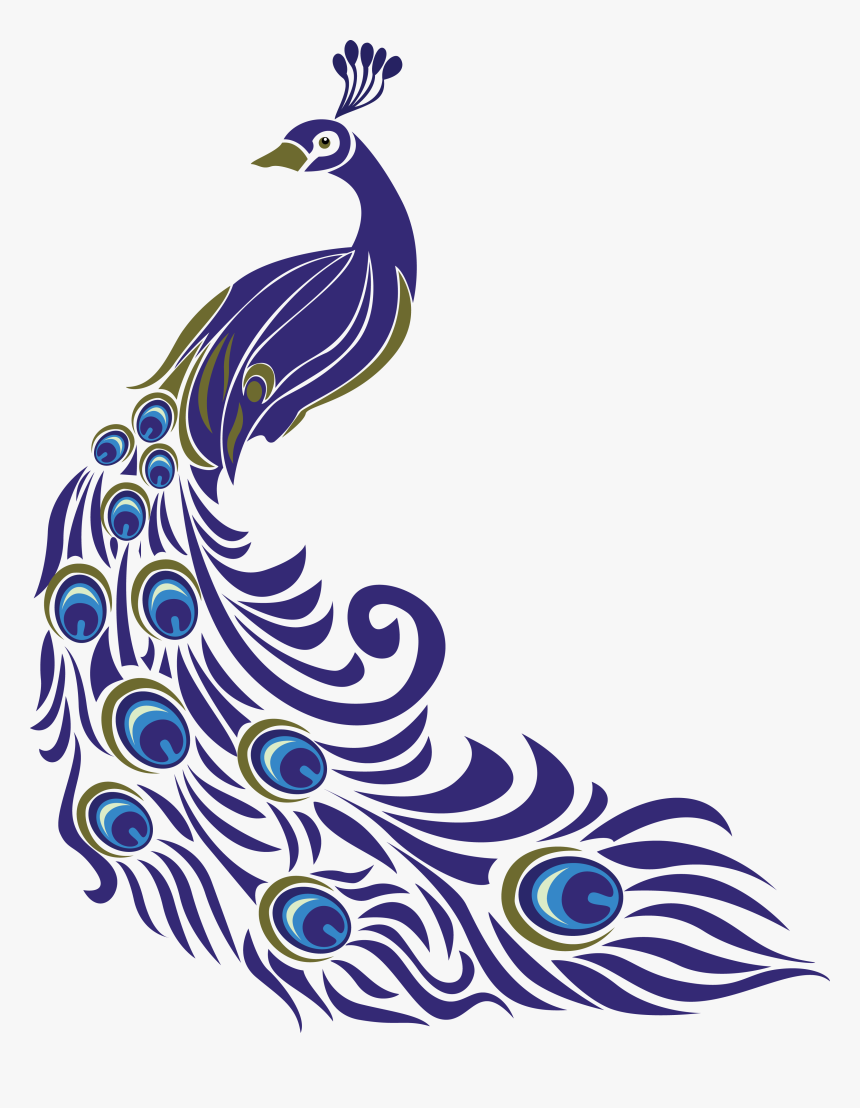 Transparent Mor Pankh Png Of Peacock With Colour, Png