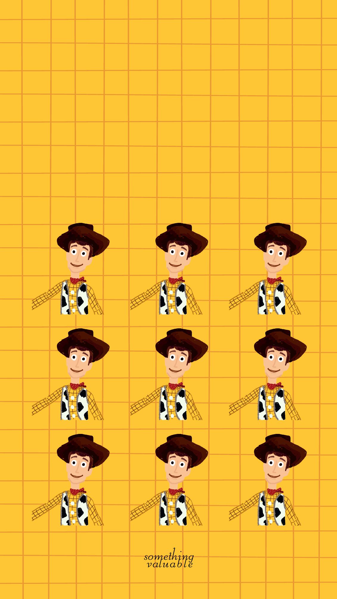 iPhone wallpaper design • toystory woody