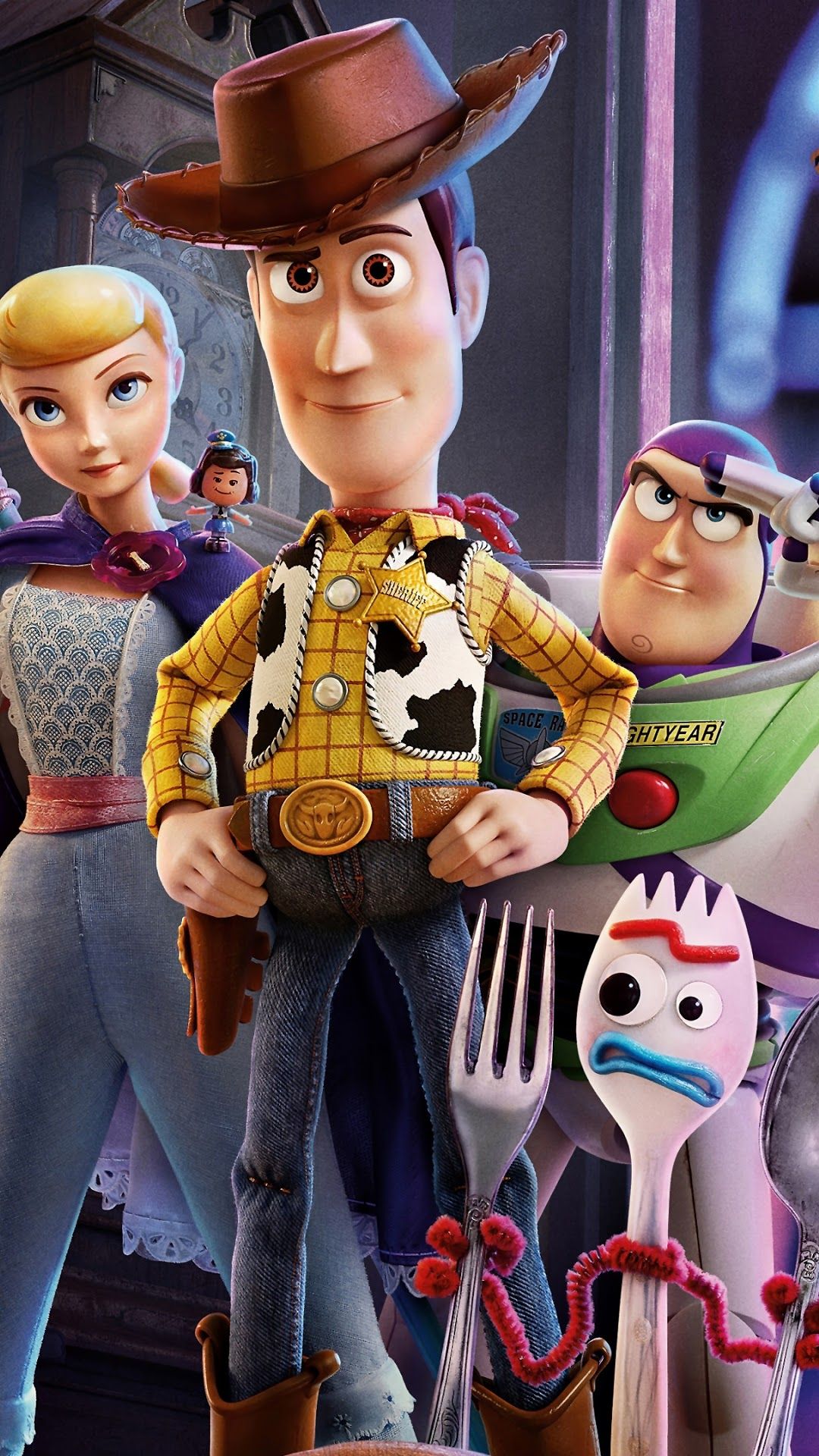 Toy Story Characters, Woody, Buzz Lightyear, Bo Peep