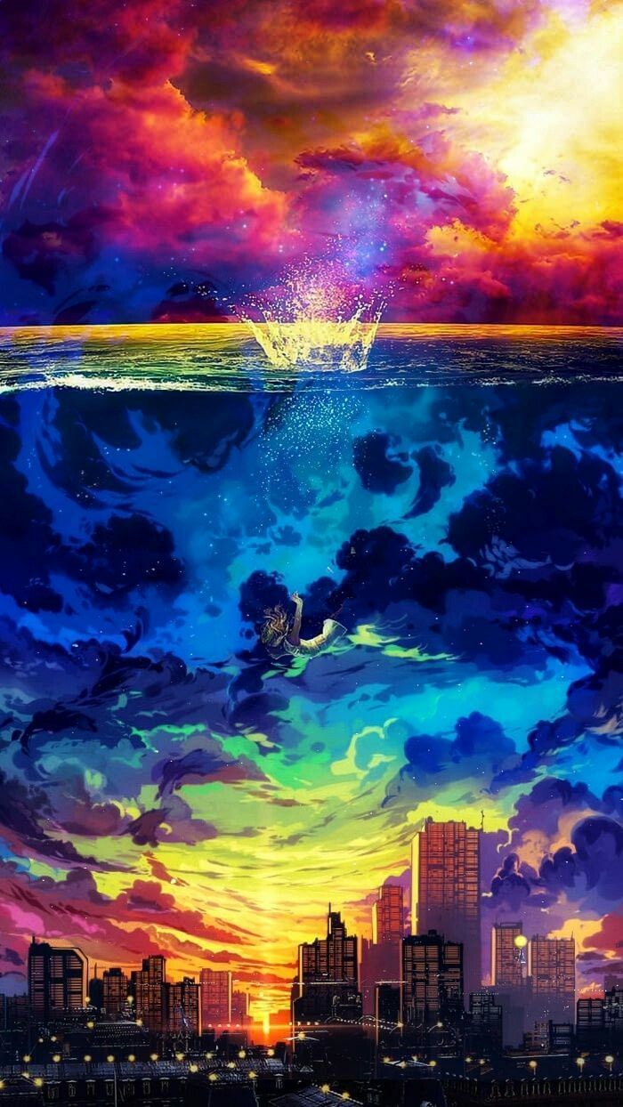 Anime City Wallpaper