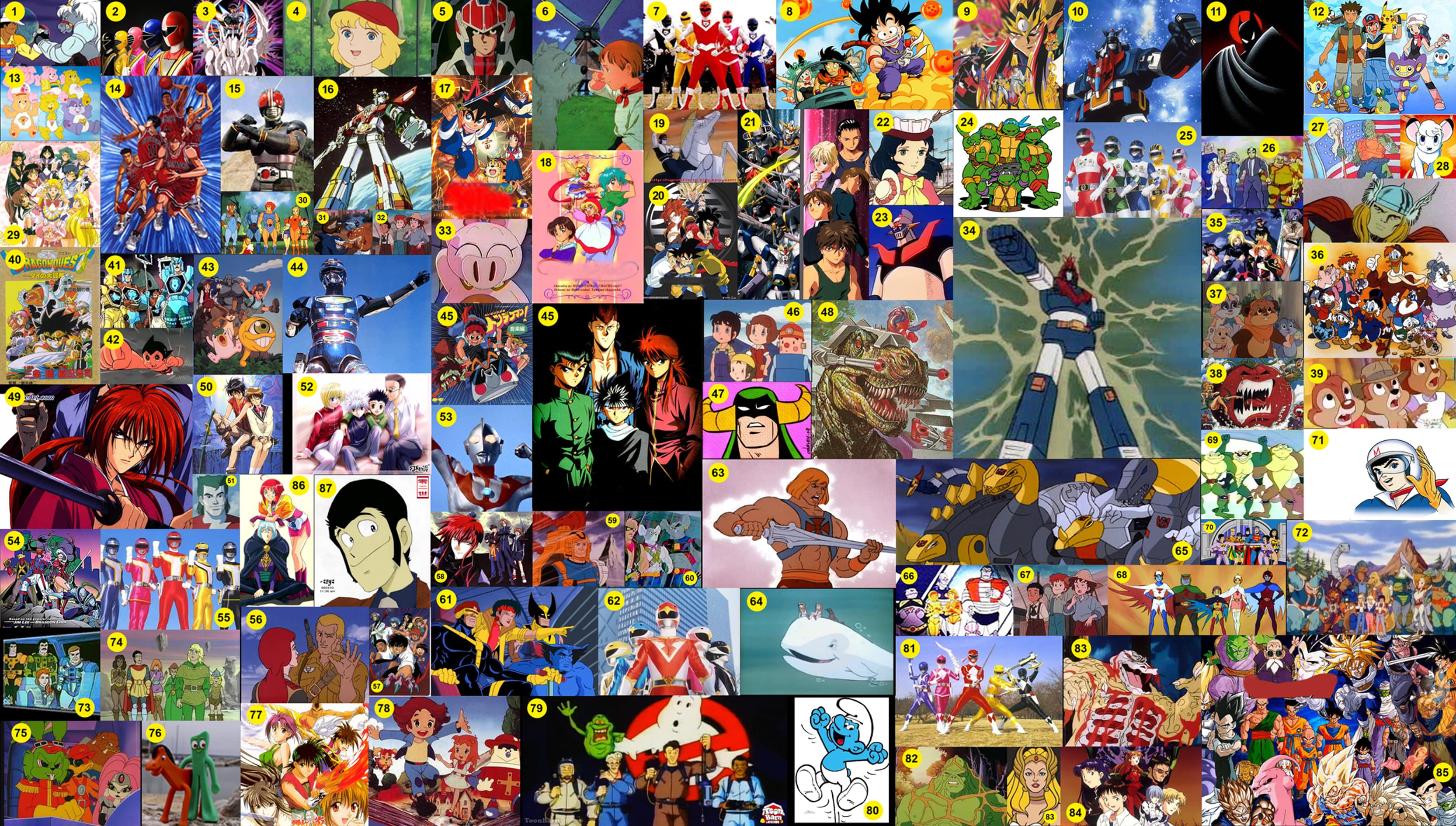 90s Characters Wallpaper Free HD Wallpaper