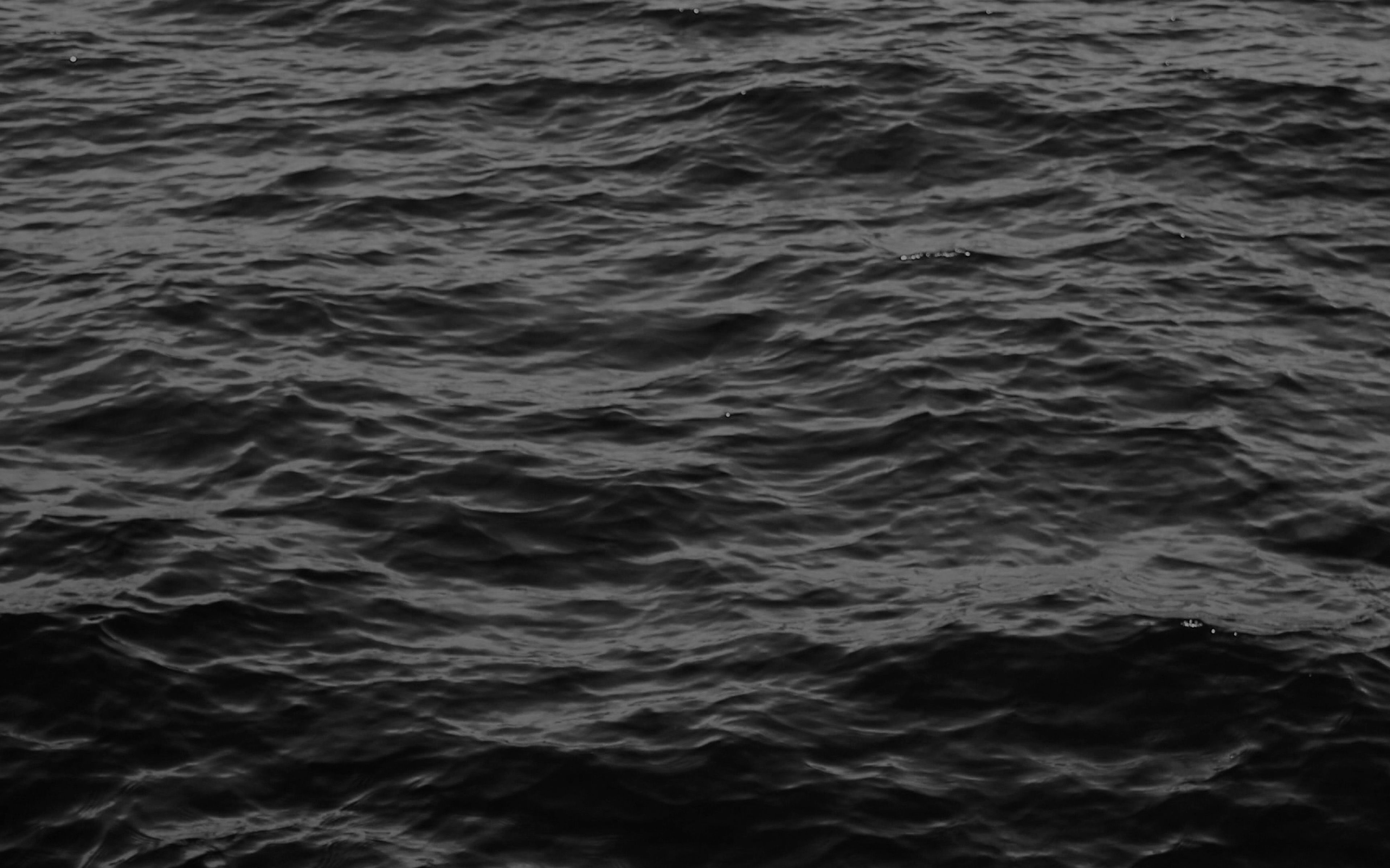 Full Of Water Sea Dark Bw Deep Ocean Wallpaper