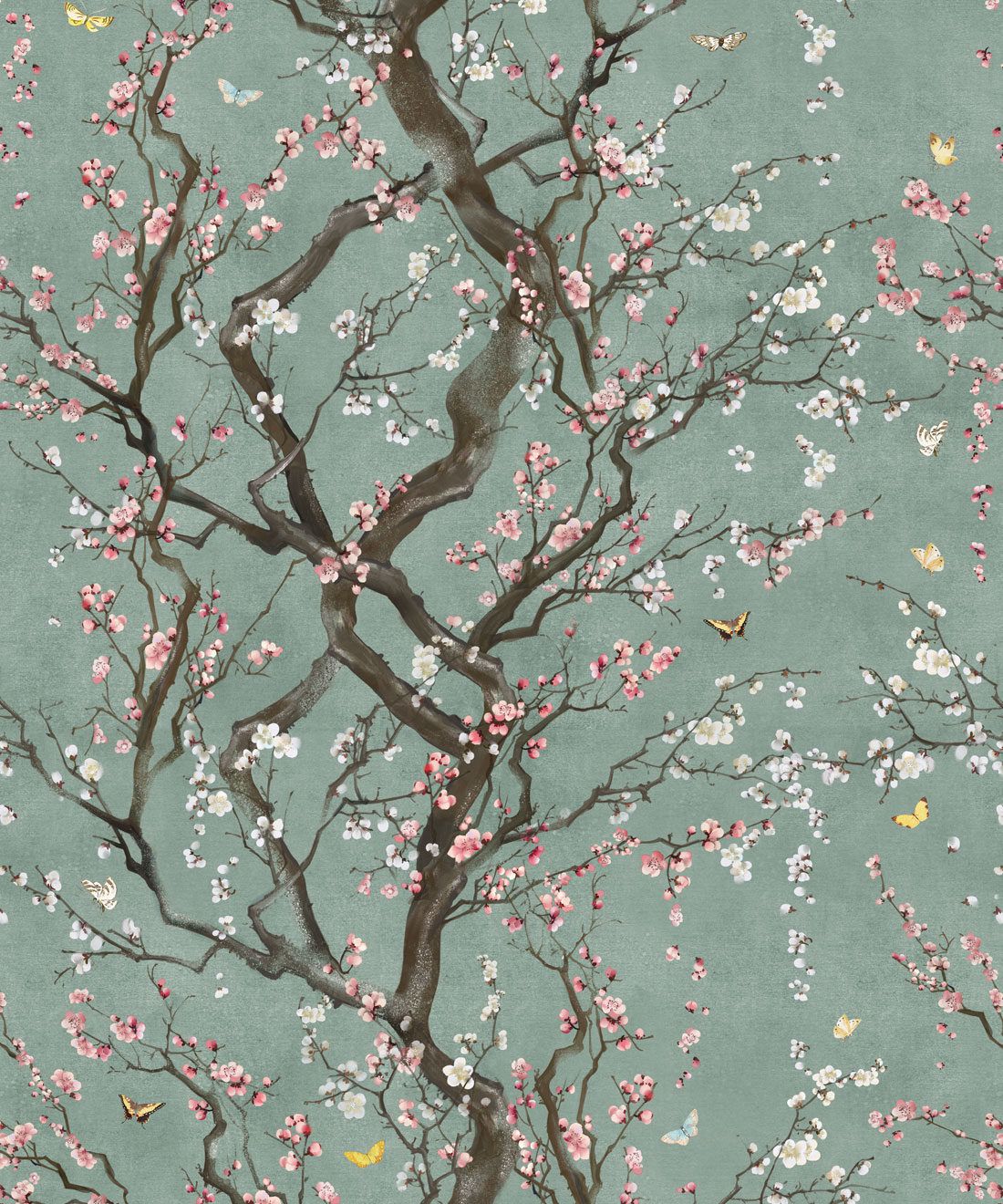 Japanese Floral Wallpaper Plum Blossom, Kingdom Home
