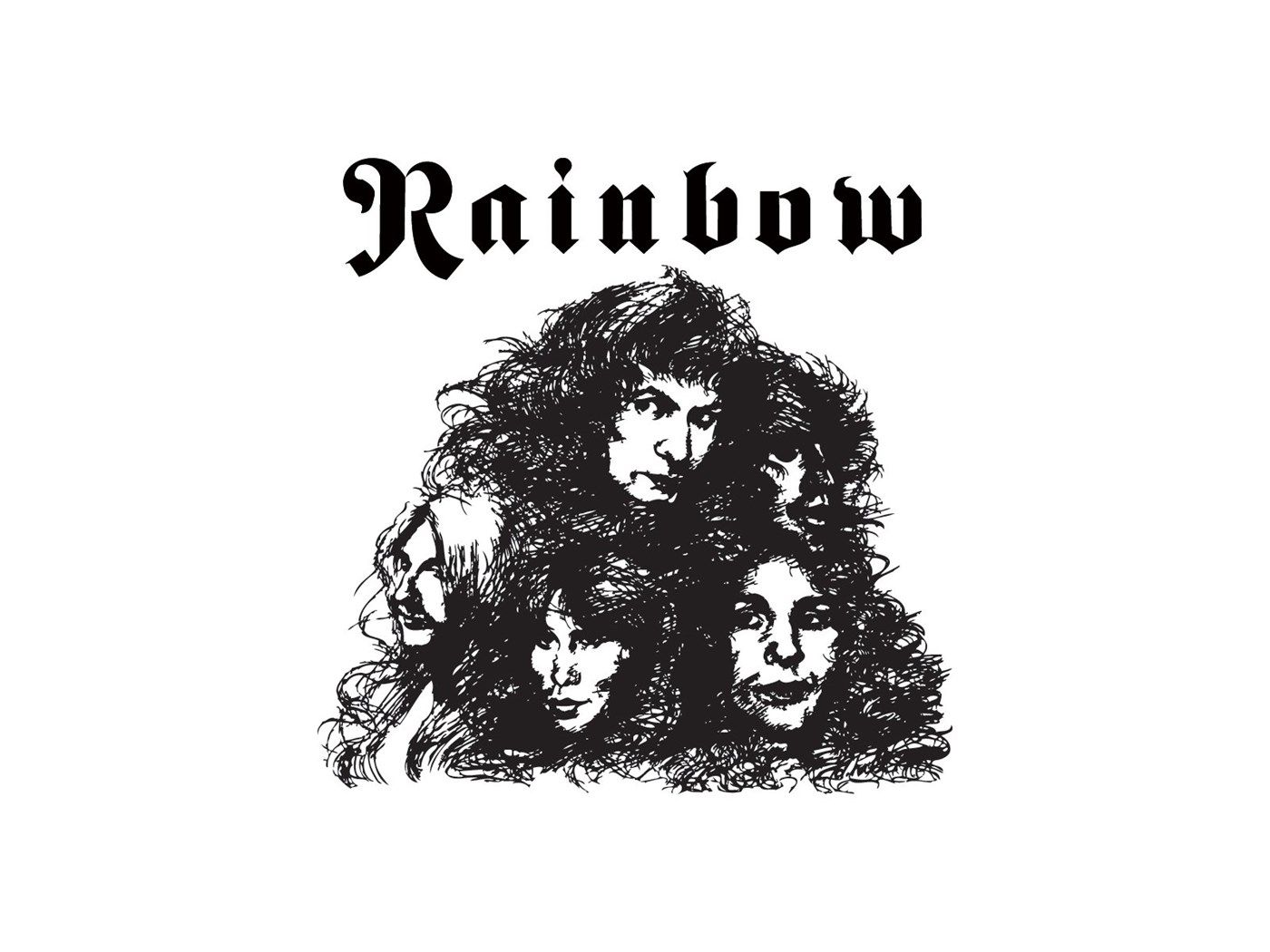 Rainbow Band Logo And Wallpaper Desktop Background
