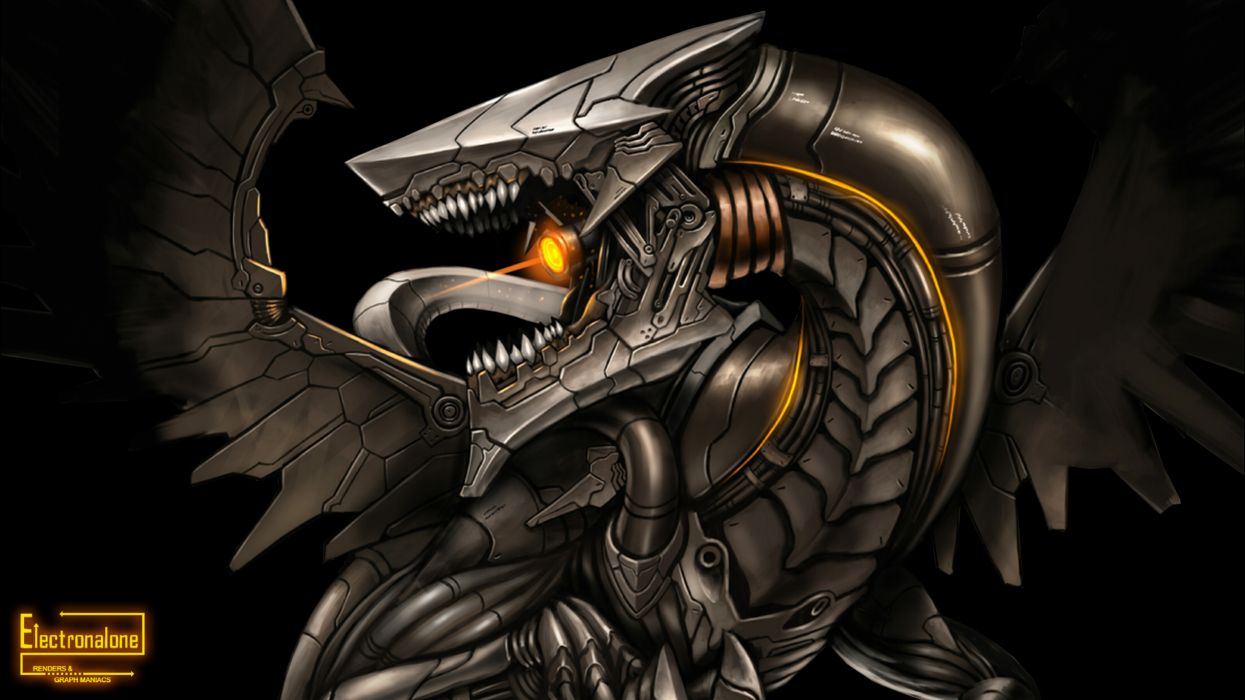 Cyborg robot mech mechanical dragon dragons mecha mech wallpaper